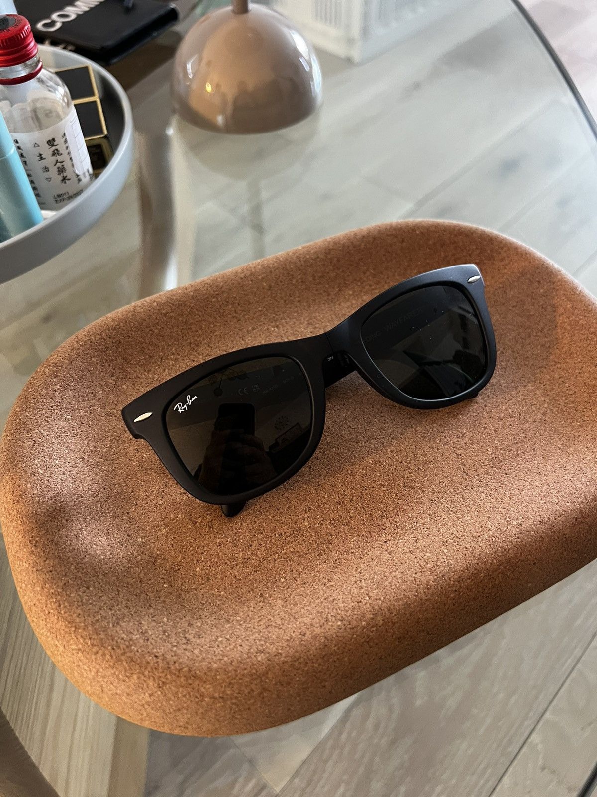 RayBan Rayban folding wayfarer matte black Size ONE SIZE - 2 Thumbnail