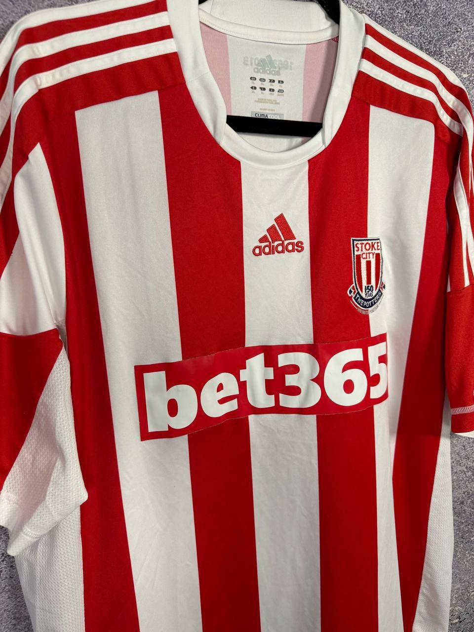 Adidas Vintage Stoke City 2012/13 Adidas Soccer Jersey Size US XL / EU 56 / 4 - 6 Thumbnail