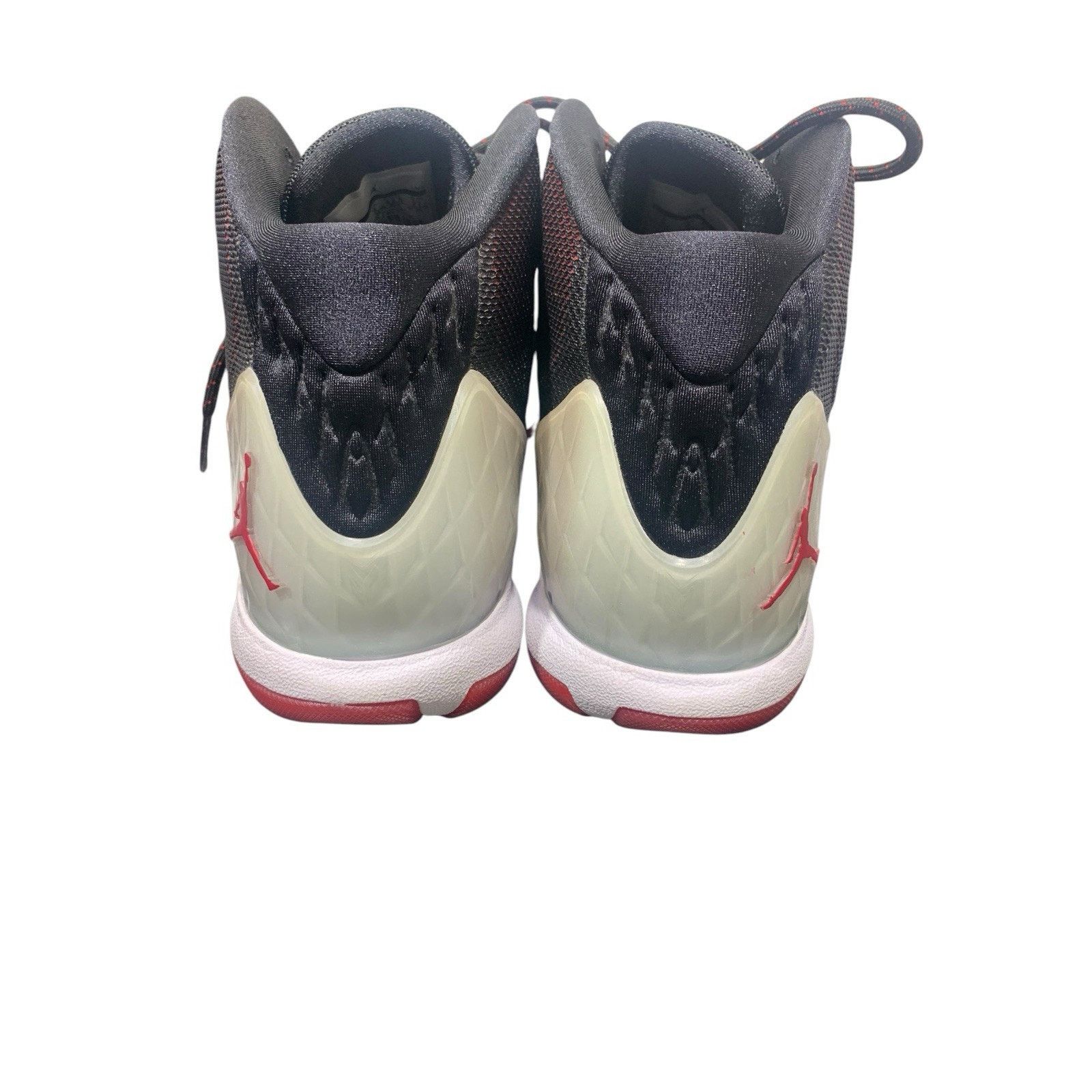 Nike NEWNike Mens Air Jordan Super Fly 4 Black Basketball Shoes 9 Size US 9 / EU 42 - 8 Thumbnail