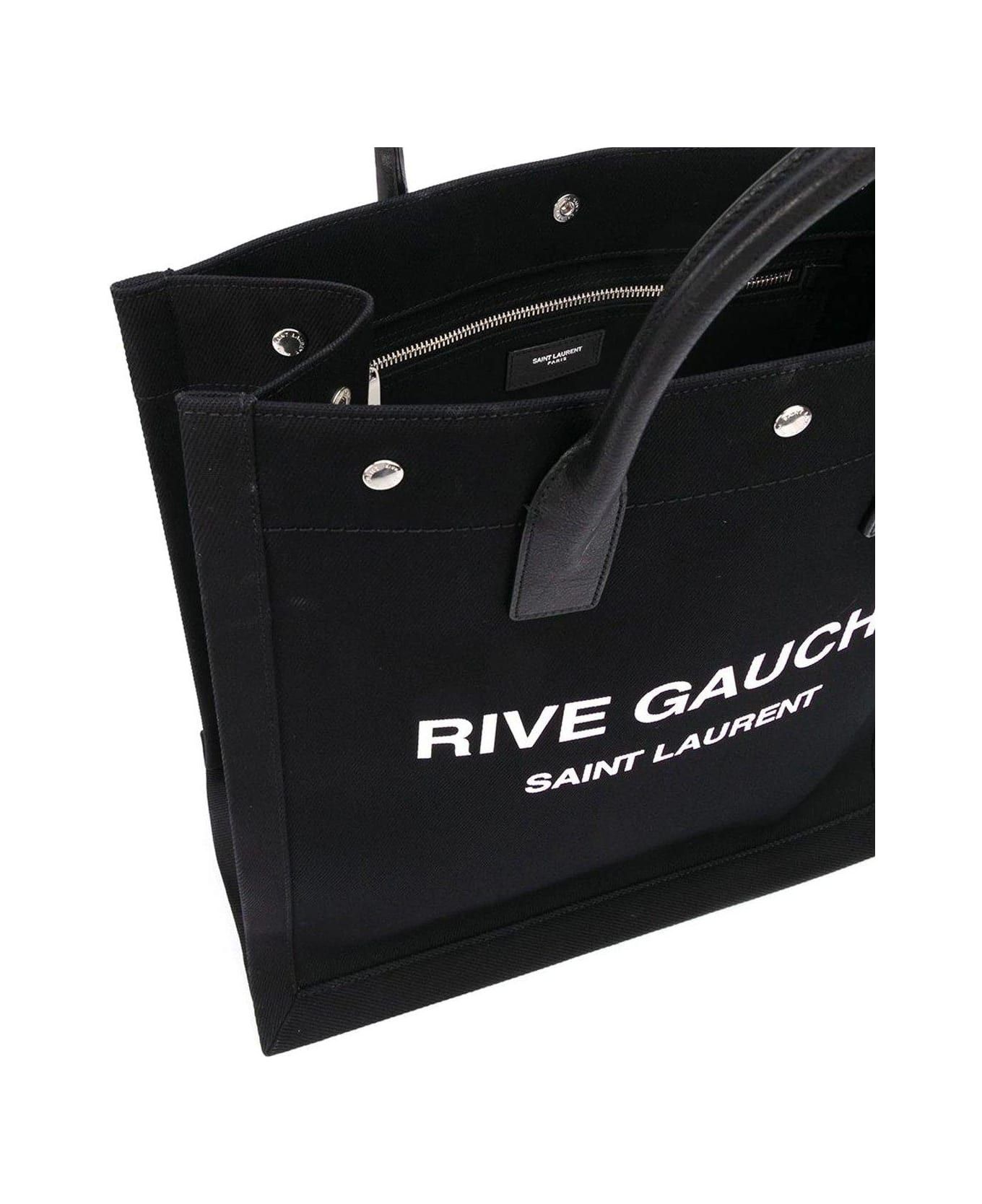 Saint Laurent Paris o1s1wg110126 632539 Size: OS / Rive Gauche North Tote Bag Size ONE SIZE - 4 Thumbnail