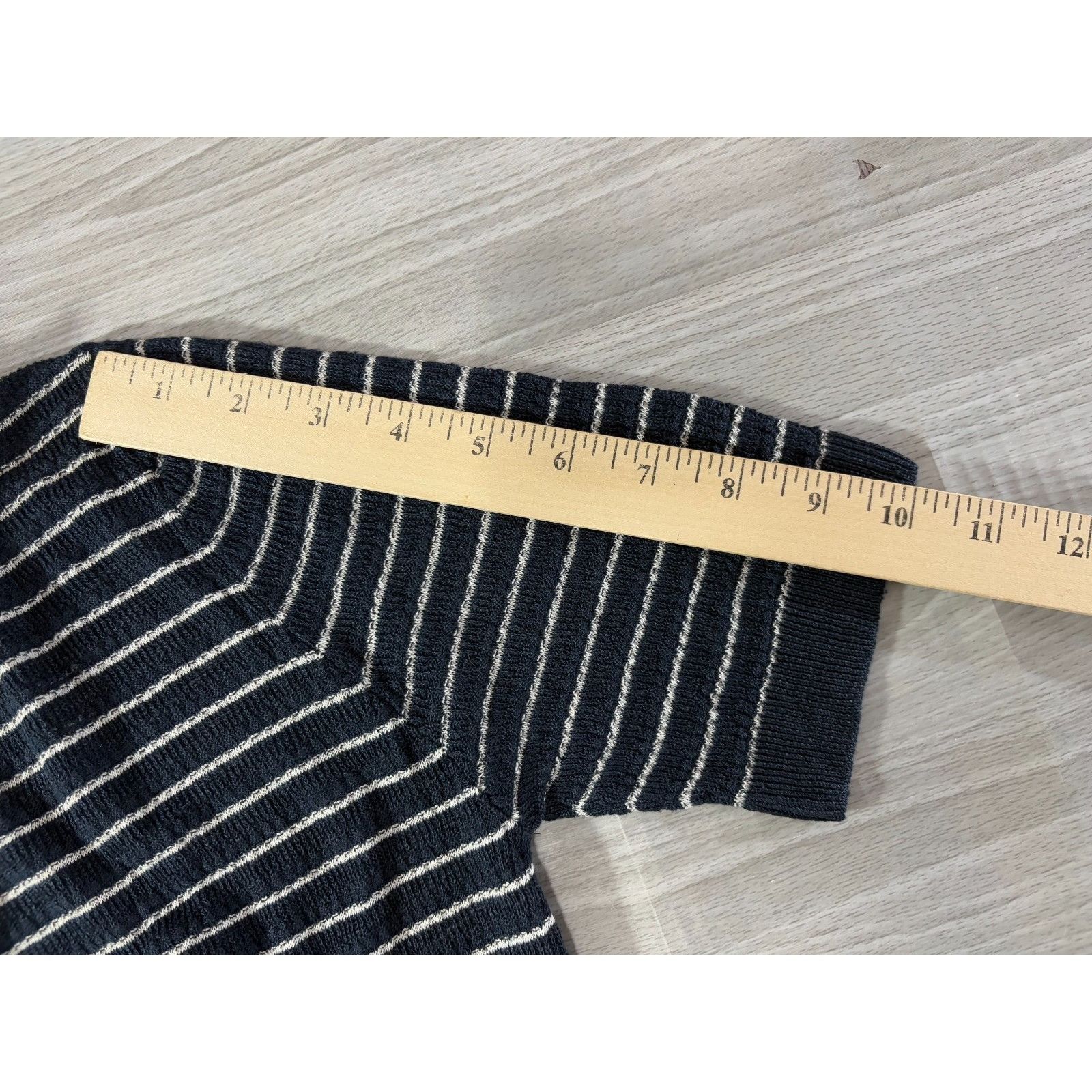 Lardini Lardini 100% linen knit polo shirt size 48 US M color navy i Size US M / EU 48-50 / 2 - 7 Thumbnail