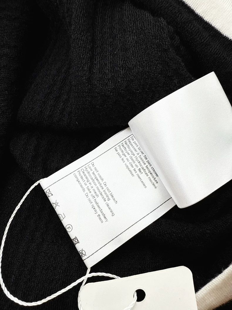 Chanel Chanel 24C black white edge knitted short sleeves Size XS / US 0-2 / IT 36-38 - 5 Thumbnail