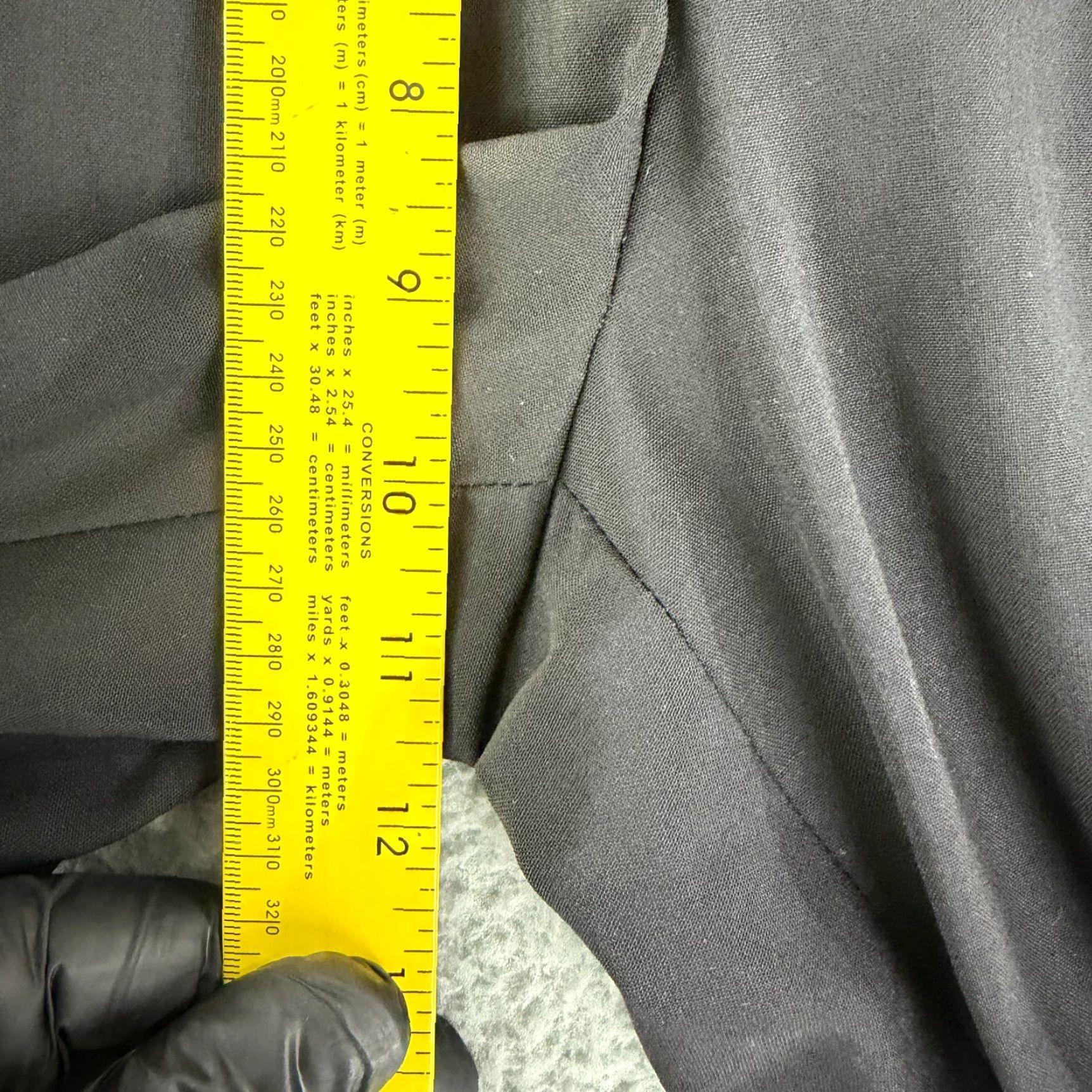 Theory Theory Cody Tailor Dress Pants Mens Size 33 Black Wool Straight Leg Work Office Size US 33 - 7 Thumbnail