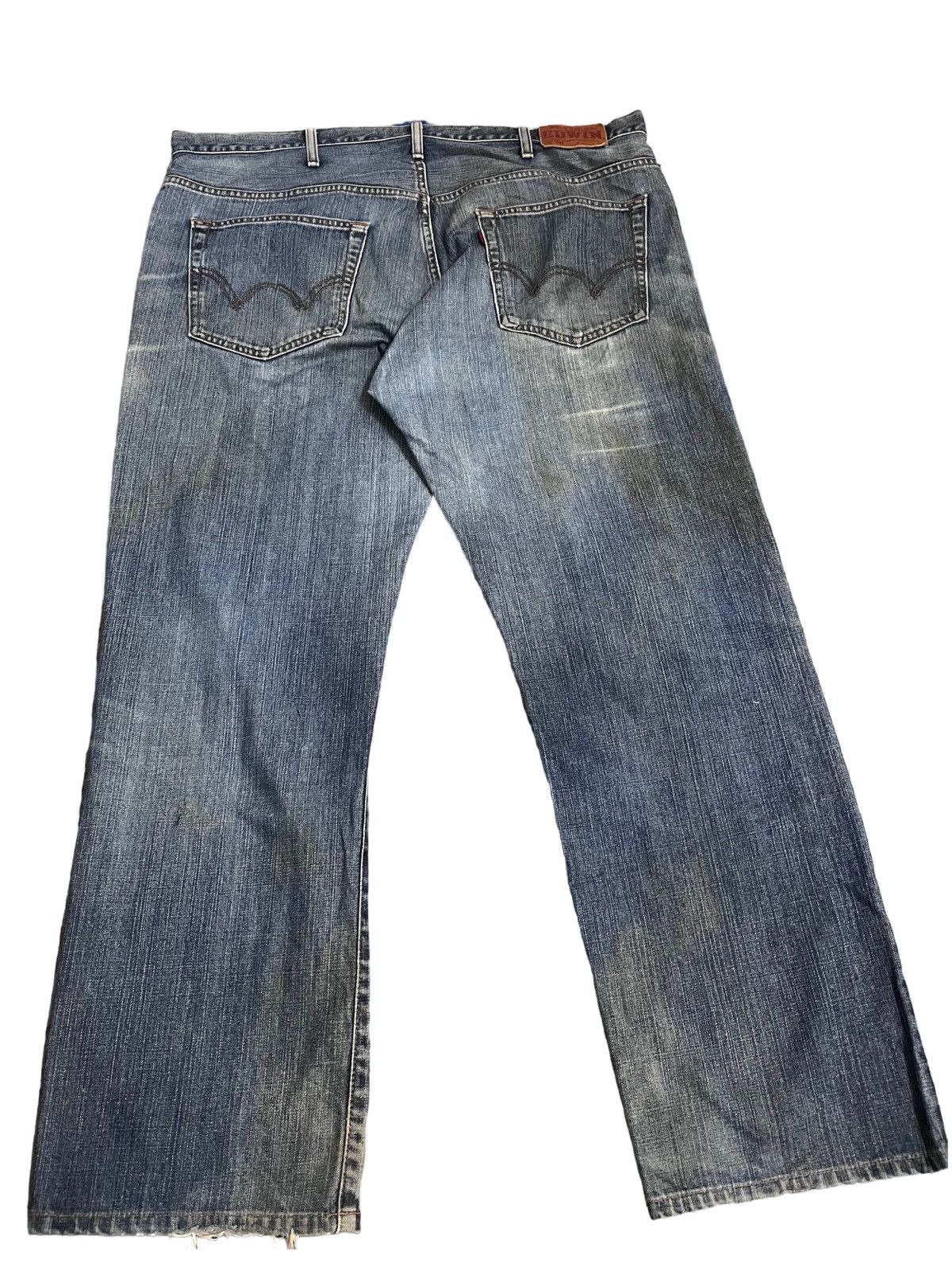 Edwin × Japanese Brand × Vintage Vintage Edwin 503 Baggy Flintlock Patches Style Denim Size US 41 - 6 Thumbnail