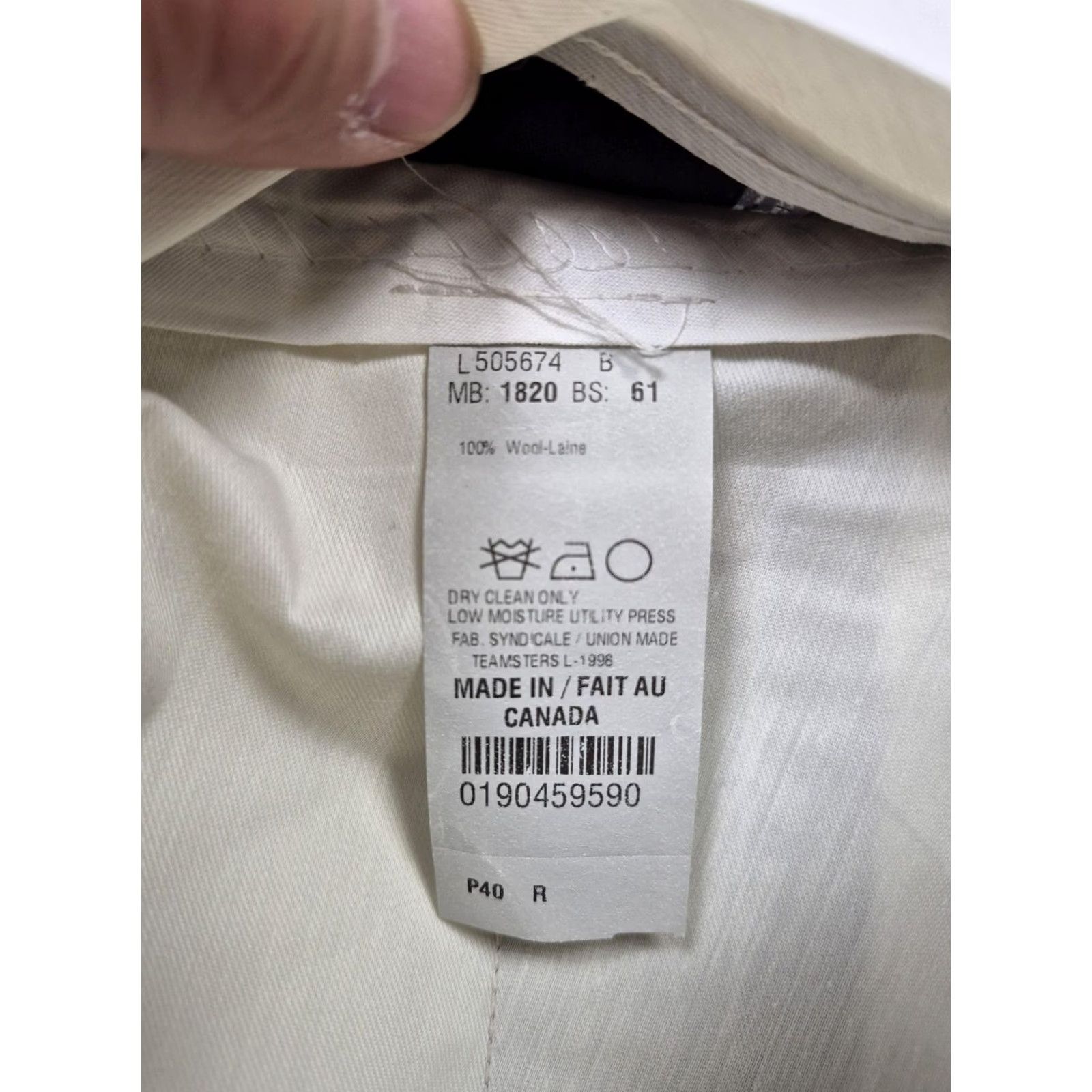 Calvin Klein Calvin Klein Dress Pants Mens 40x36 Beige Wool Pleated Unhemmed Canada NWT Size US 40 / EU 56 - 4 Thumbnail