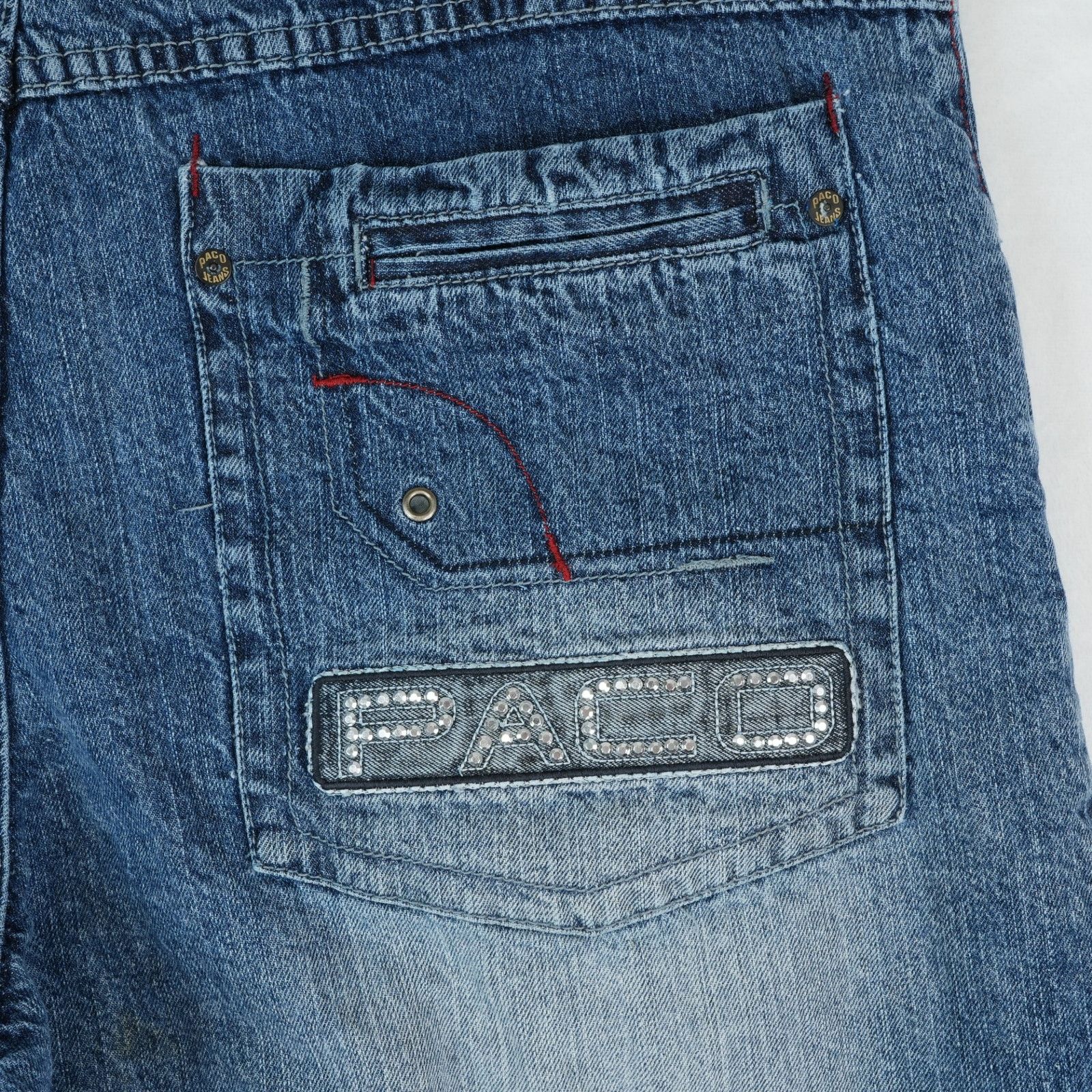 Other Vtg Paco Denim LTD Shorts Mens 38x13 Y2K Baggy Streetwear Size US 38 / EU 54 - 4 Thumbnail
