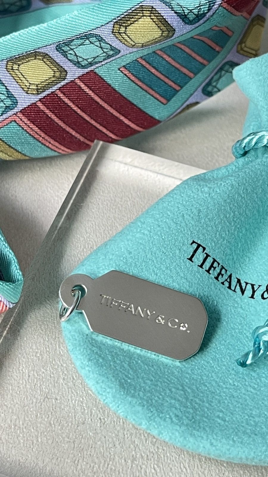 Tiffany & Co. Tiffany & Co. Dog Tag Diamond Charm in Silver NEW Size ONE SIZE - 3 Thumbnail