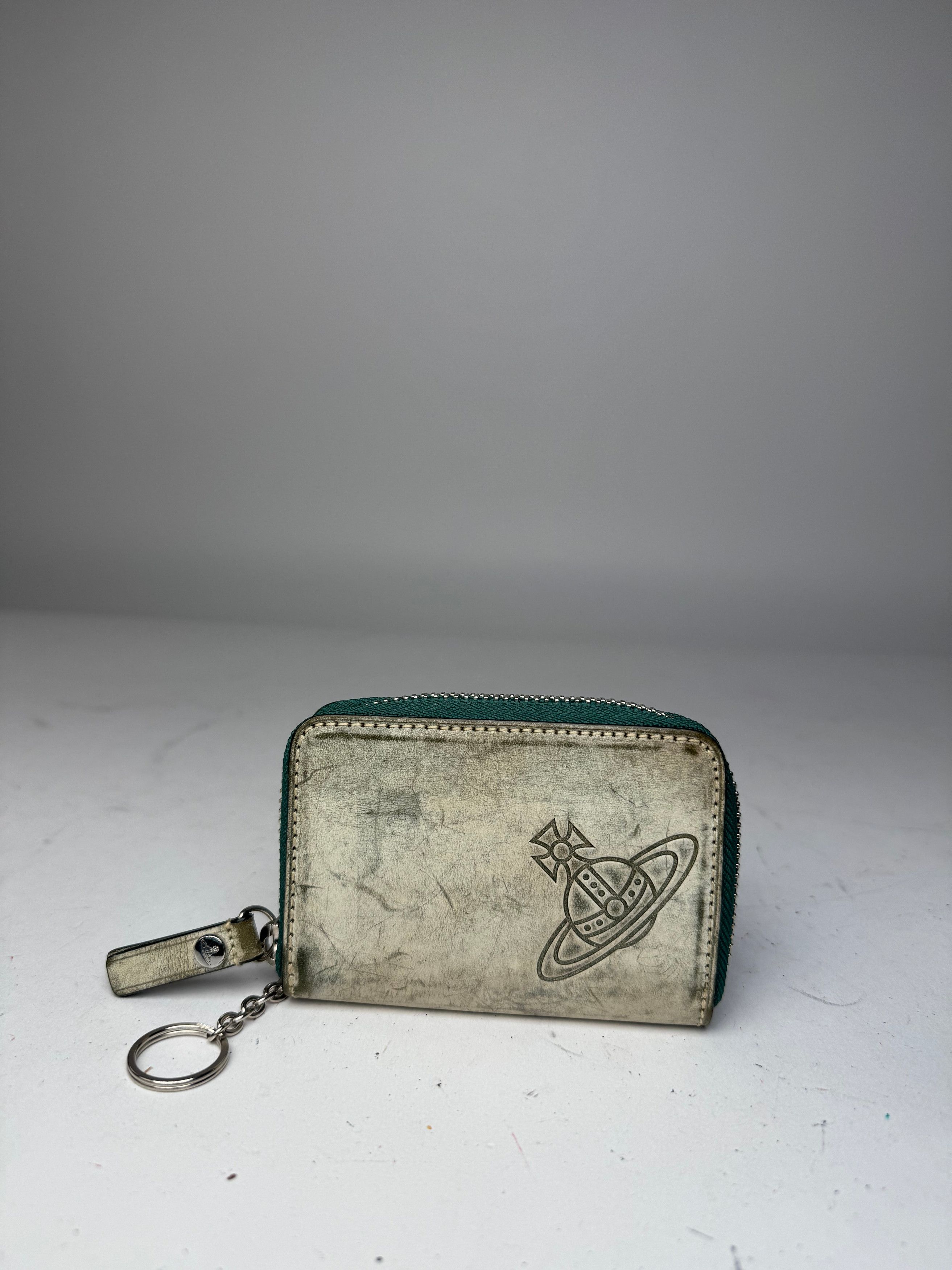 Vivienne Westwood Vintage Leather Card Holder Silver Size ONE SIZE - 1 Thumbnail