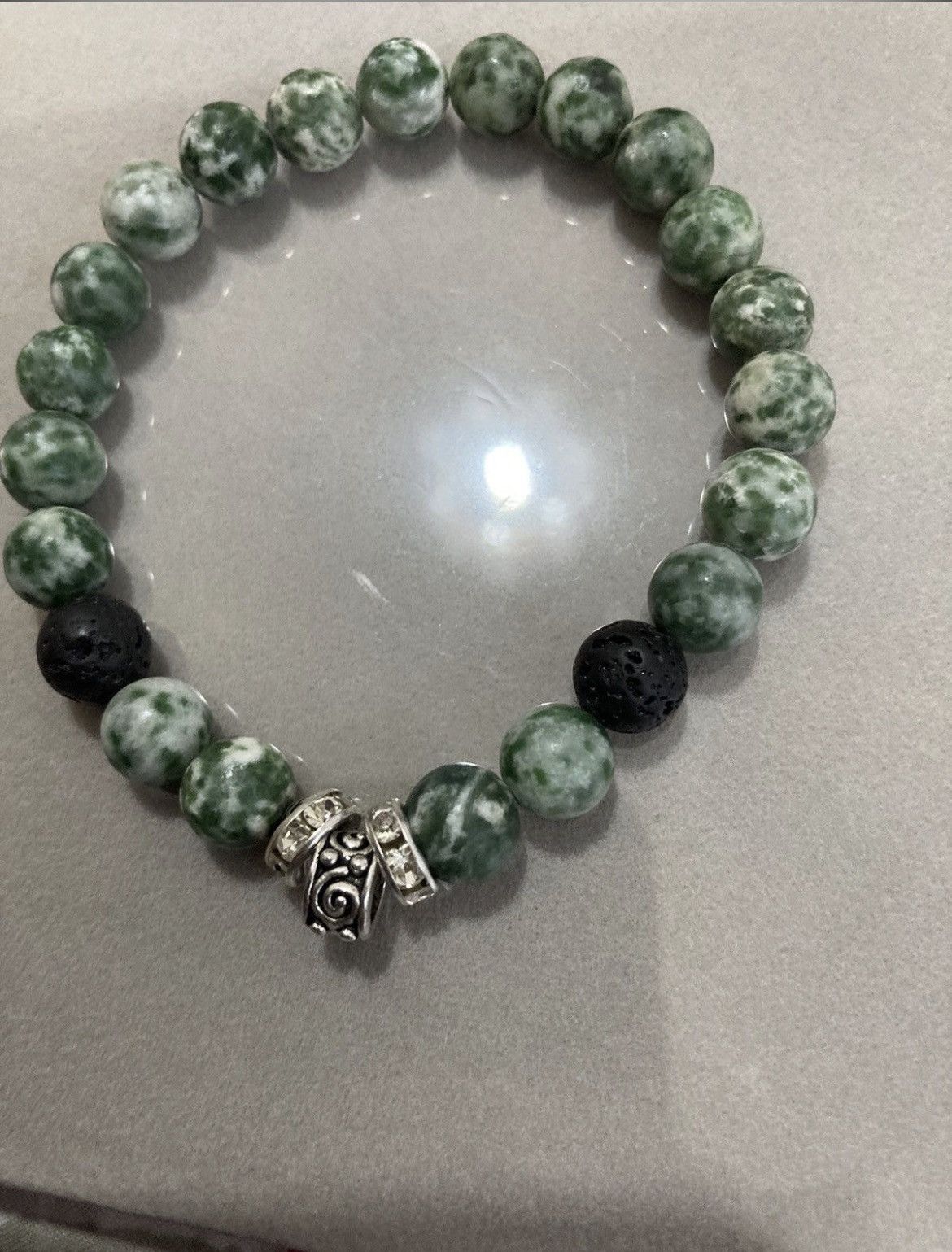 Other SALE Moss Agate beaded bracelet Size ONE SIZE - 1 Thumbnail