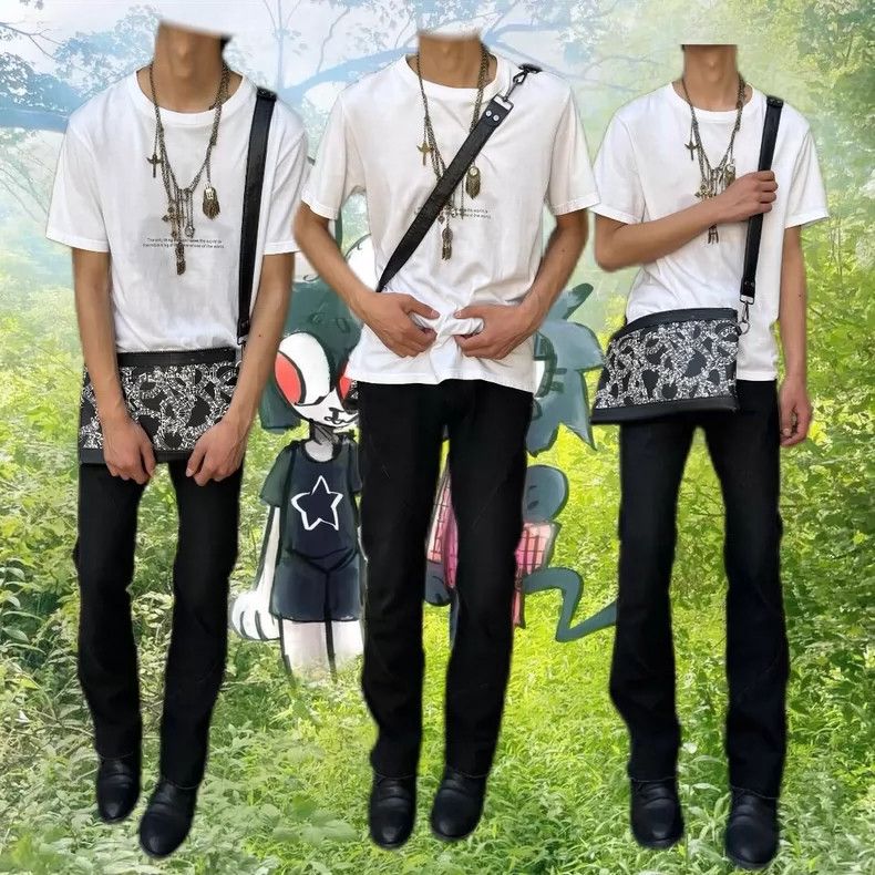 Number (N)ine Number (N)ineMy period blurred portrait tee short sleeve 25 Size US M / EU 48-50 / 2 - 7 Thumbnail