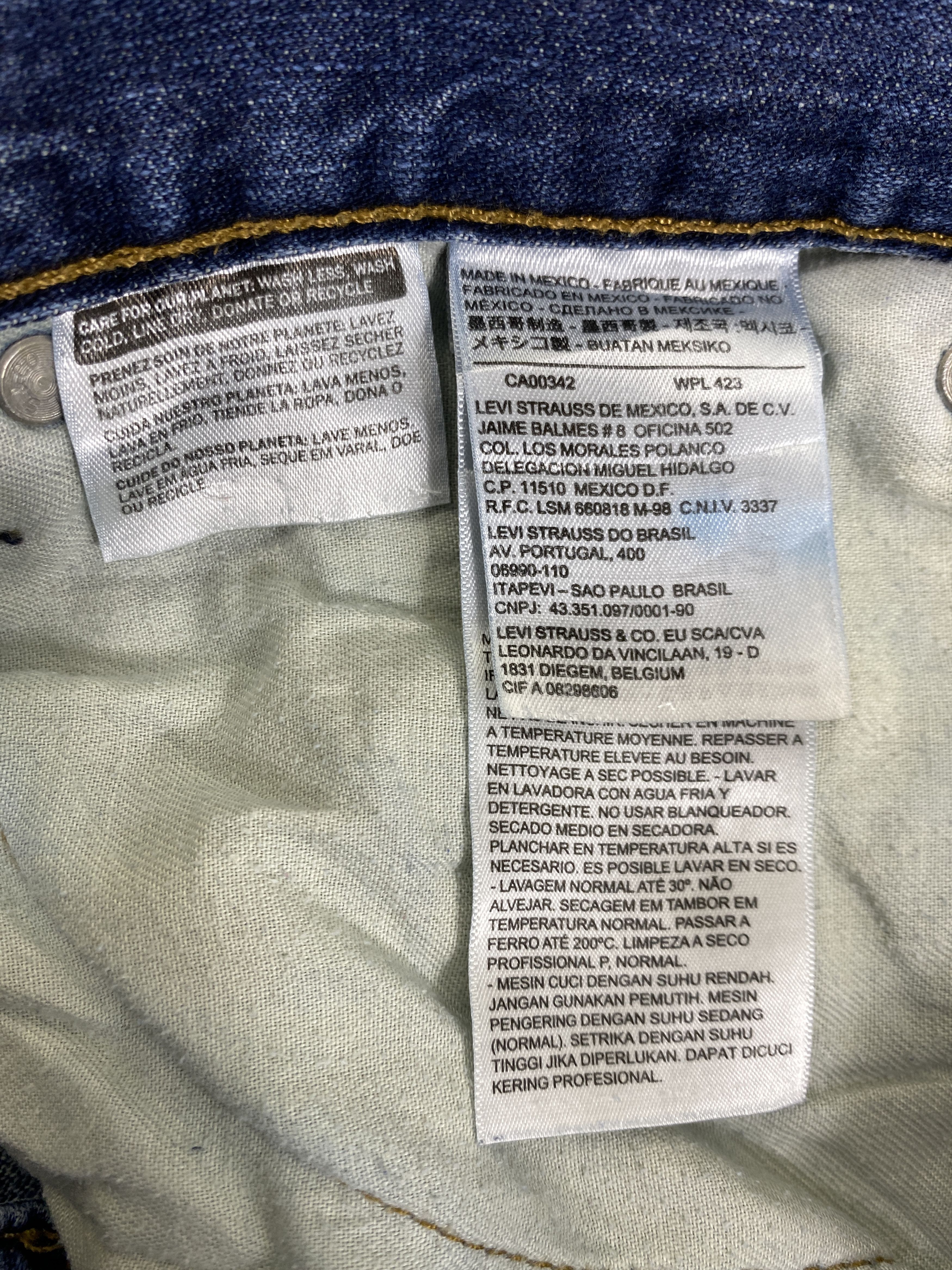 Levi's Distressed Blue Vintage Levi's 514 34x31.5 Denim -SJ130 Size US 34 / EU 50 - 9 Thumbnail