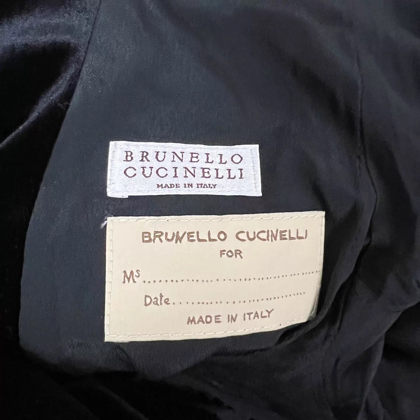 Brunello Cucinelli Brunello Cucinelli BC black velvet casual blazer Size XS / US 0-2 / IT 36-38 - 5 Thumbnail