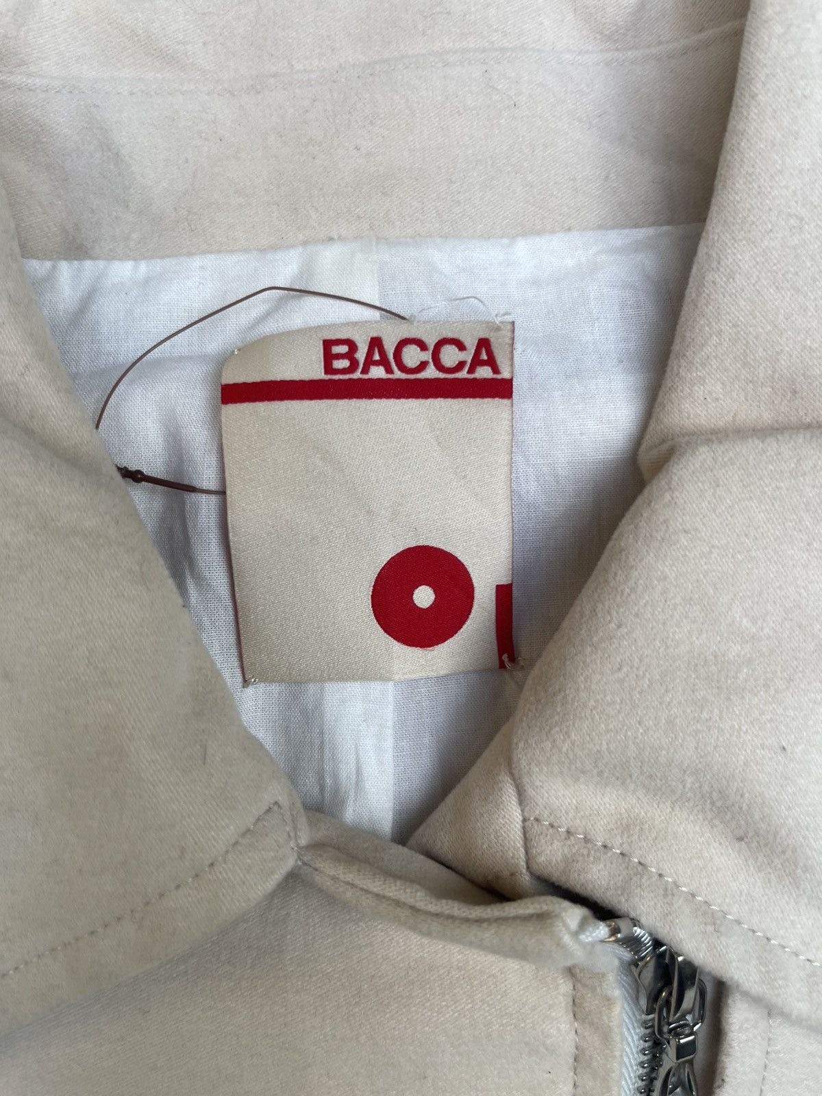 Japanese Brand Bacca Double-Breasted Zip Beige Jacket Size 38 Size M / US 6-8 / IT 42-44 - 3 Thumbnail