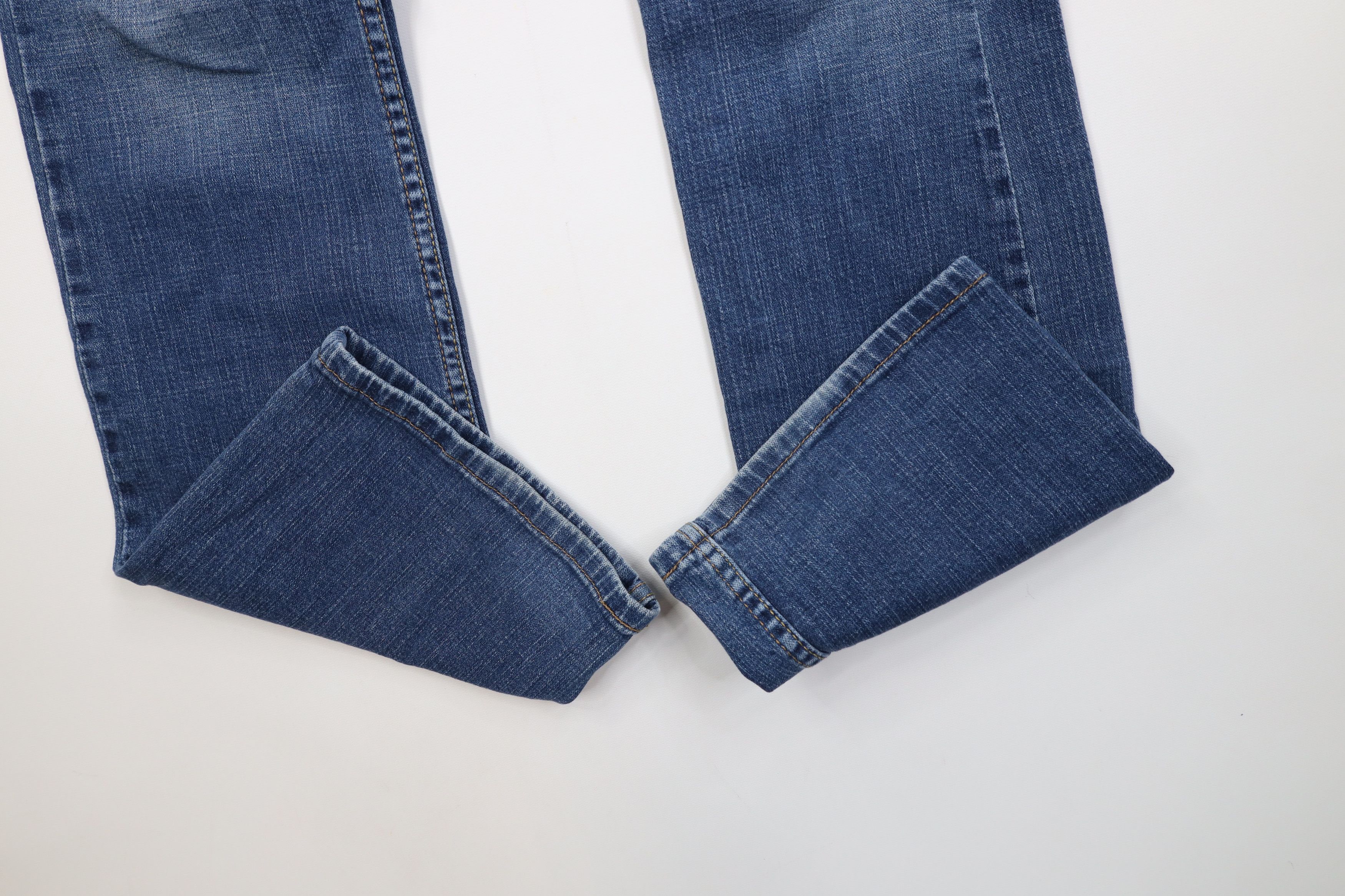 Levi's Vintage Y2K Levis 524 Superlow Flared Denim Jeans Stretch Size 30" / US 8 / IT 44 - 5 Thumbnail