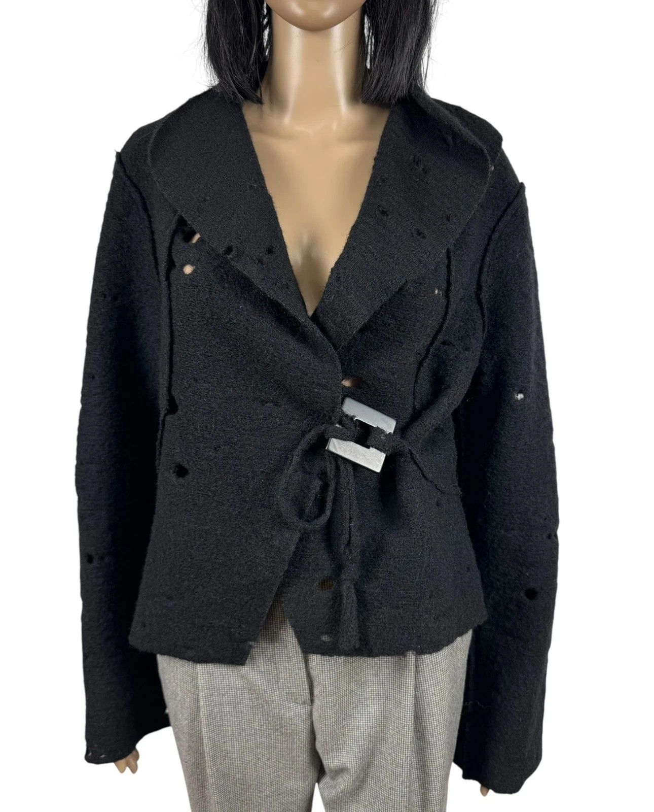 Other Absolut Avant Garde Wrap Jacket Wool Pl Size 2 Size S / US 4 / IT 40 - 2 Thumbnail