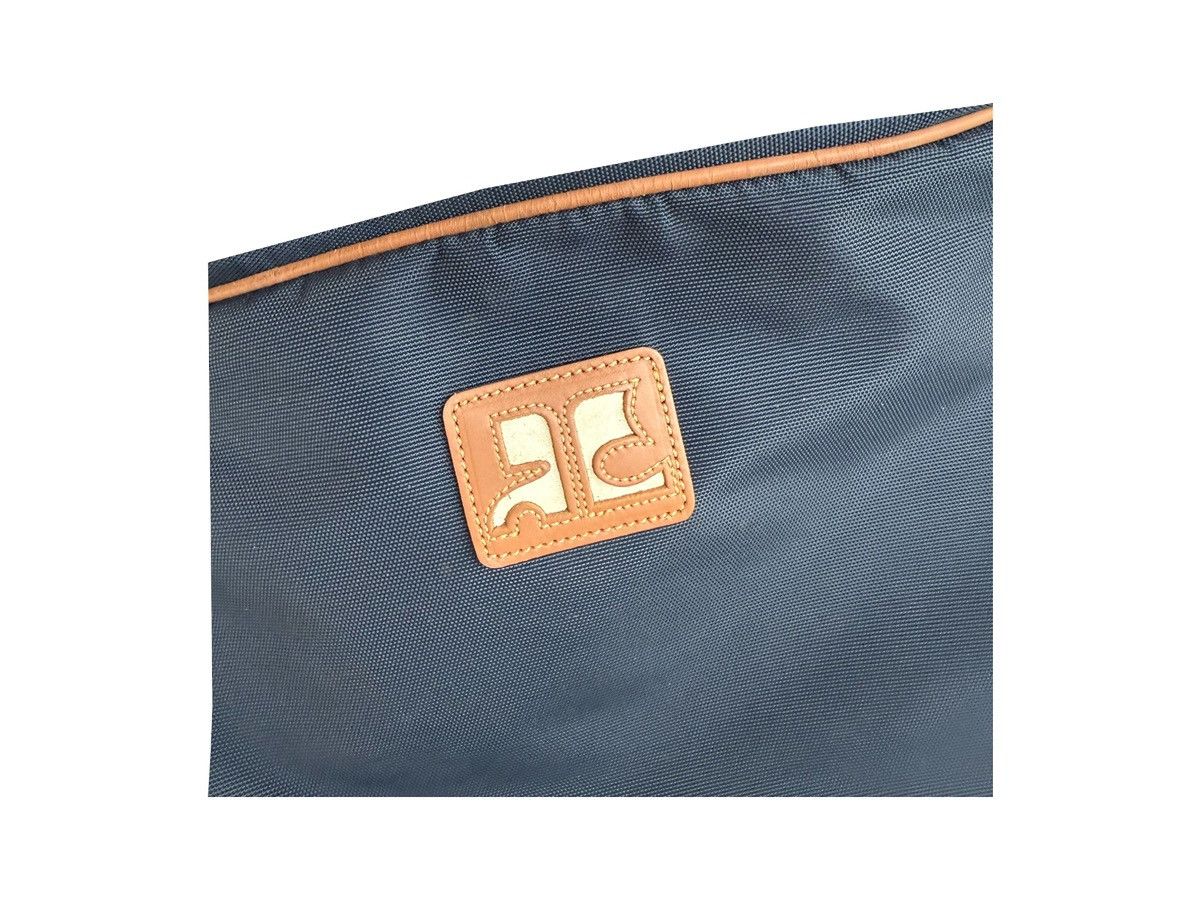 Courreges Vintage Courreges Logo Nylon Canvas Travel Bag & Pouch Bag Size ONE SIZE - 9 Thumbnail