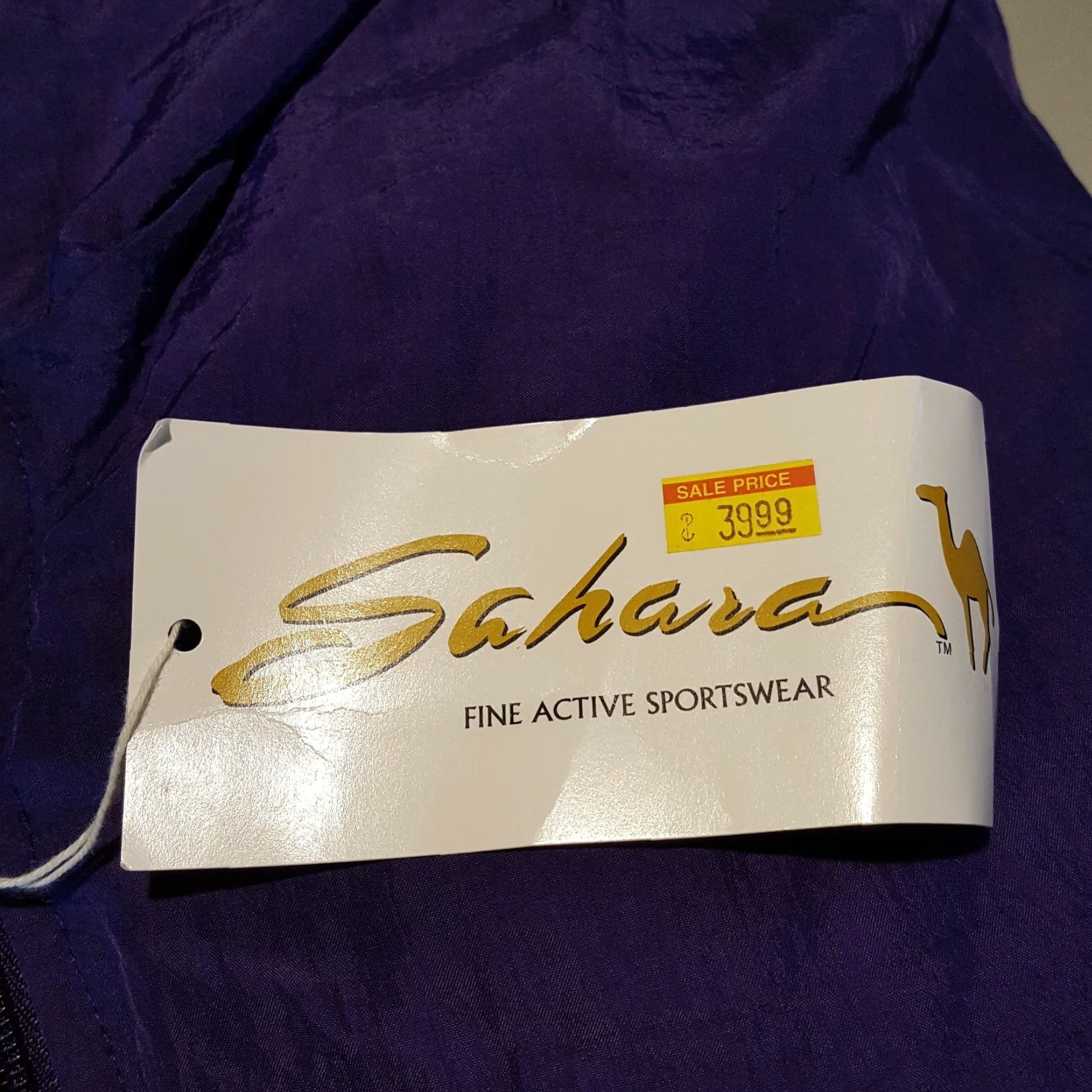 Etro VINTAGE Sahara Purple Windbreaker Men XL Full Zip Retro Track Jacket NOS Size US XL / EU 56 / 4 - 7 Thumbnail