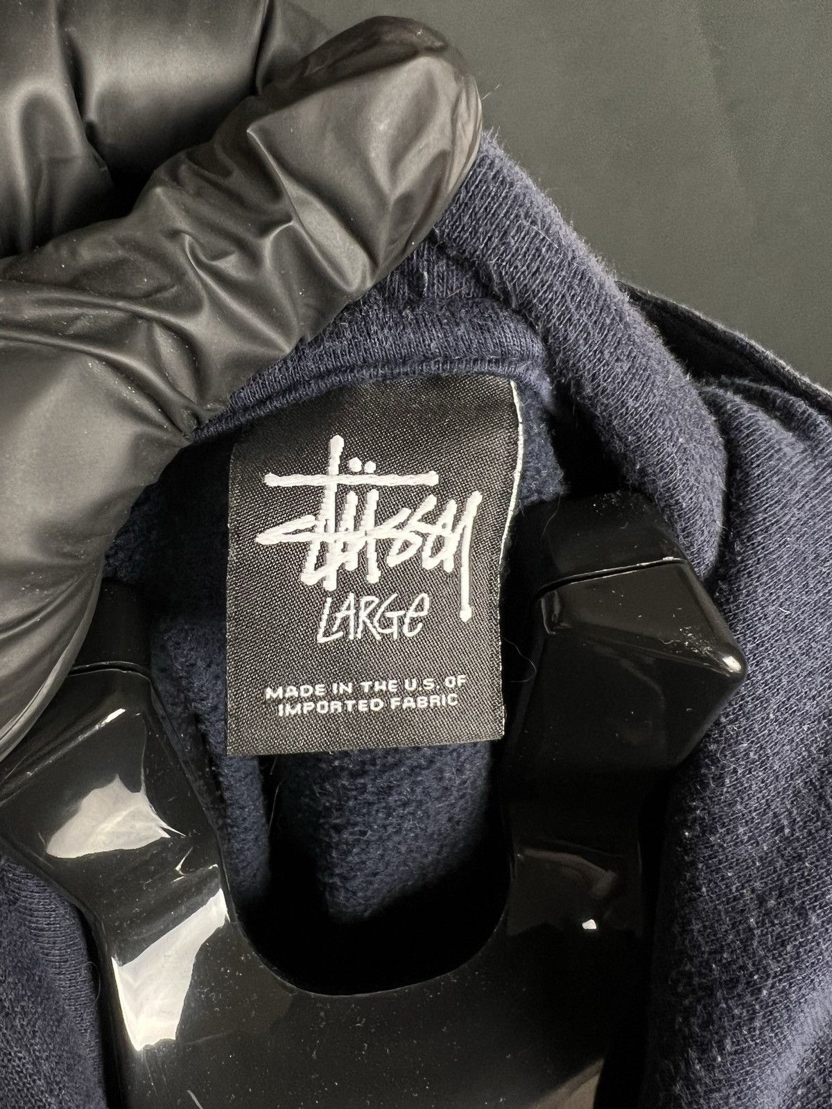 Stussy Vintage Stussy navy zip hoodie Size US L / EU 52-54 / 3 - 4 Thumbnail