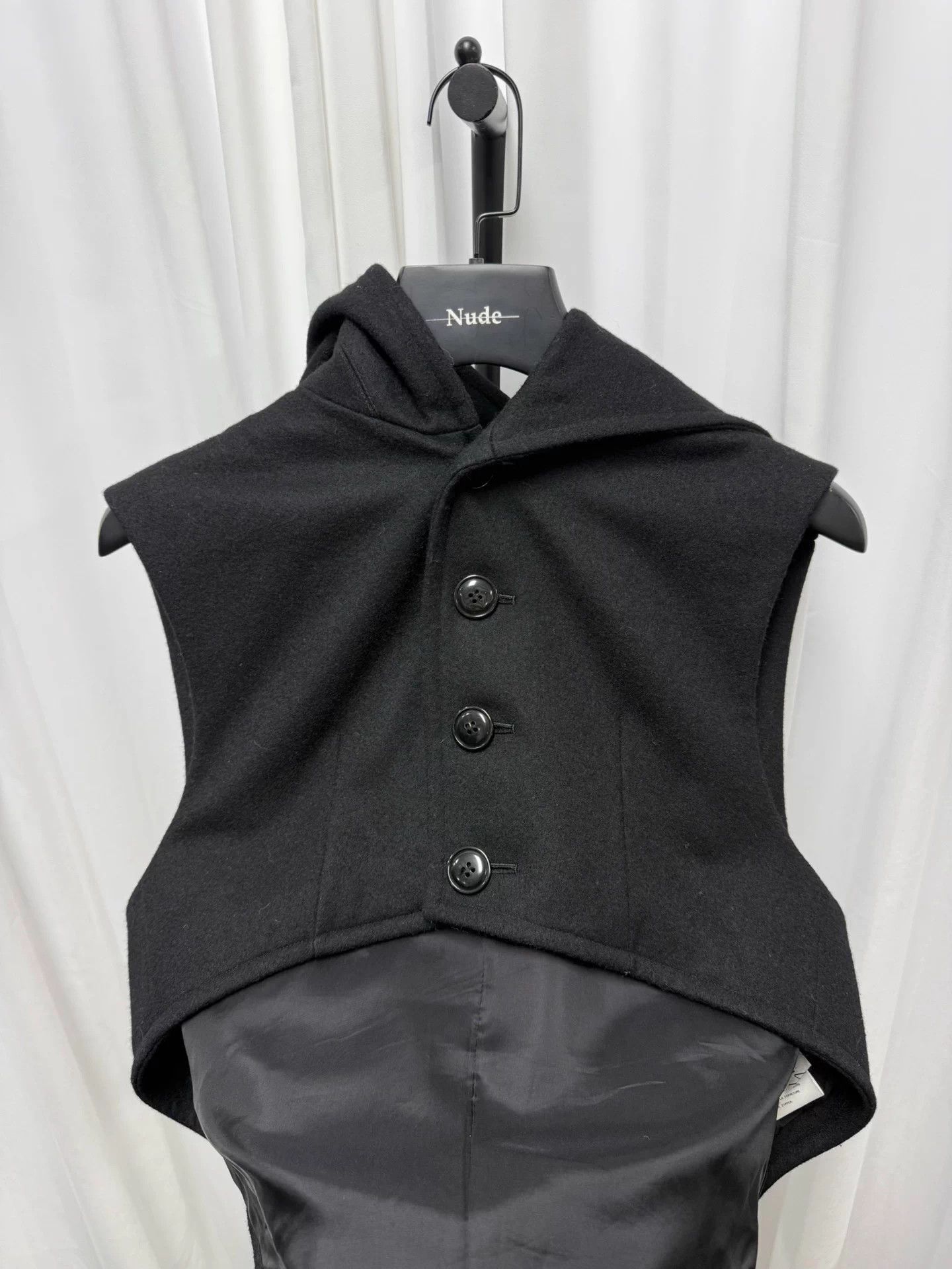 Yohji Yamamoto Yohji Yamamoto Wool Zip Asymmetric Vest Size 2 Relaxed Size US M / EU 48-50 / 2 - 3 Thumbnail
