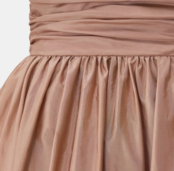 Dior o1w1db10225 Silk Taffeta Skirt in Pink Size 28" / US 6 / IT 42 - 3 Thumbnail