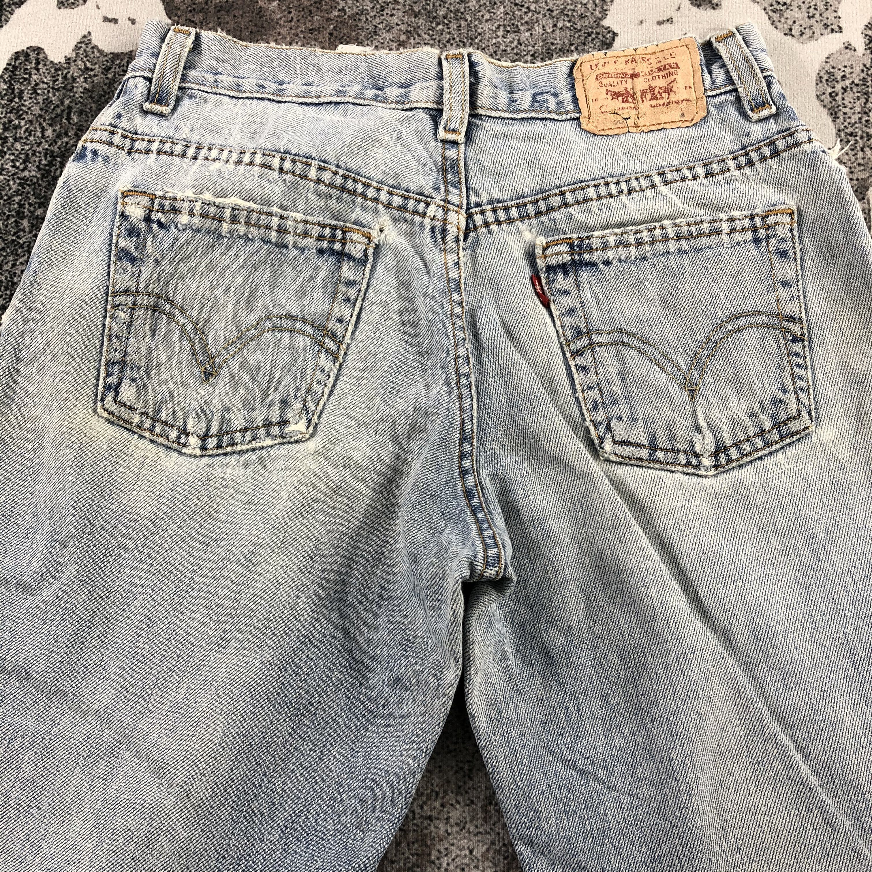 Levi's Vintage Levi's 550 Jeans Distressed Denim KJ884 Size US 29 - 4 Thumbnail