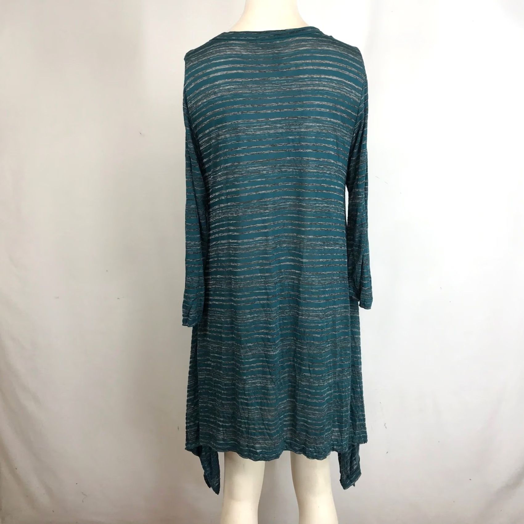 Altea VINTAGE? Comfy USA Teal Stripe Pocket Tunic Dress XS Size XS / US 0-2 / IT 36-38 - 5 Thumbnail