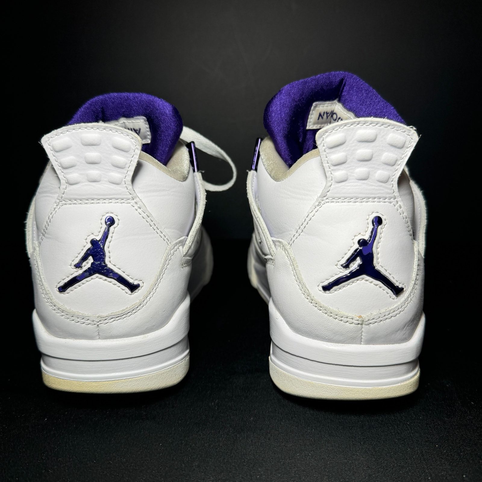 Jordan Brand × Nike Size 7.5 - Air Jordan 4 Retro Purple Metallic Men's Shoes Size US 7.5 / EU 40-41 - 6 Thumbnail