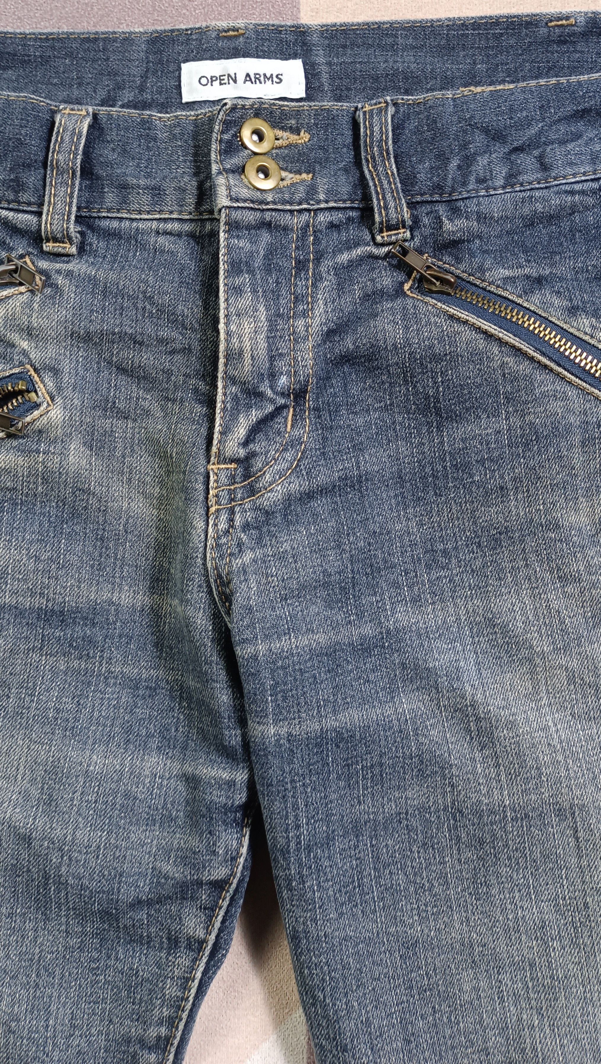 Japanese Brand × Le Grande Bleu (L.G.B.) × Tornado Mart Open arms Japan Straight Leg Multi Zipper Size US 32 / EU 48 - 8 Thumbnail