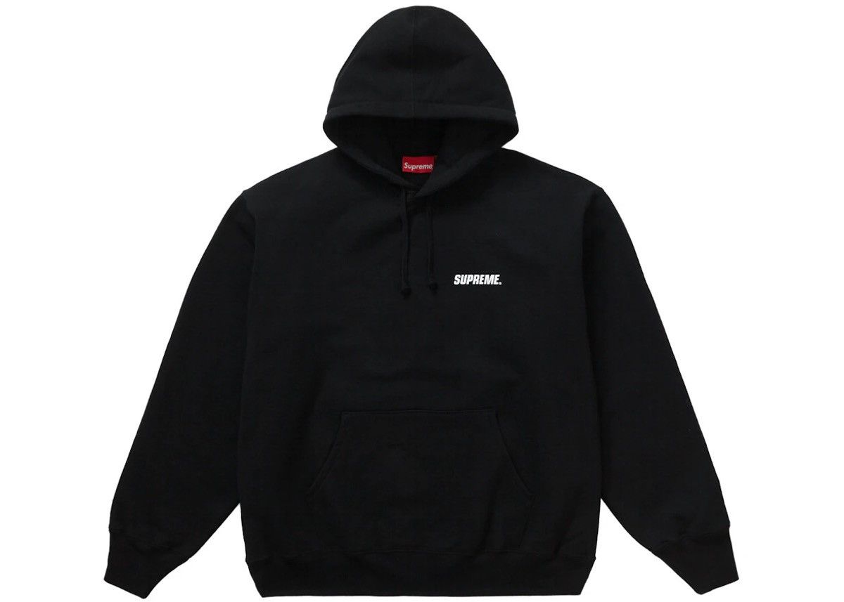 image of Supreme Hoodie in Black, Men's (Size XL)