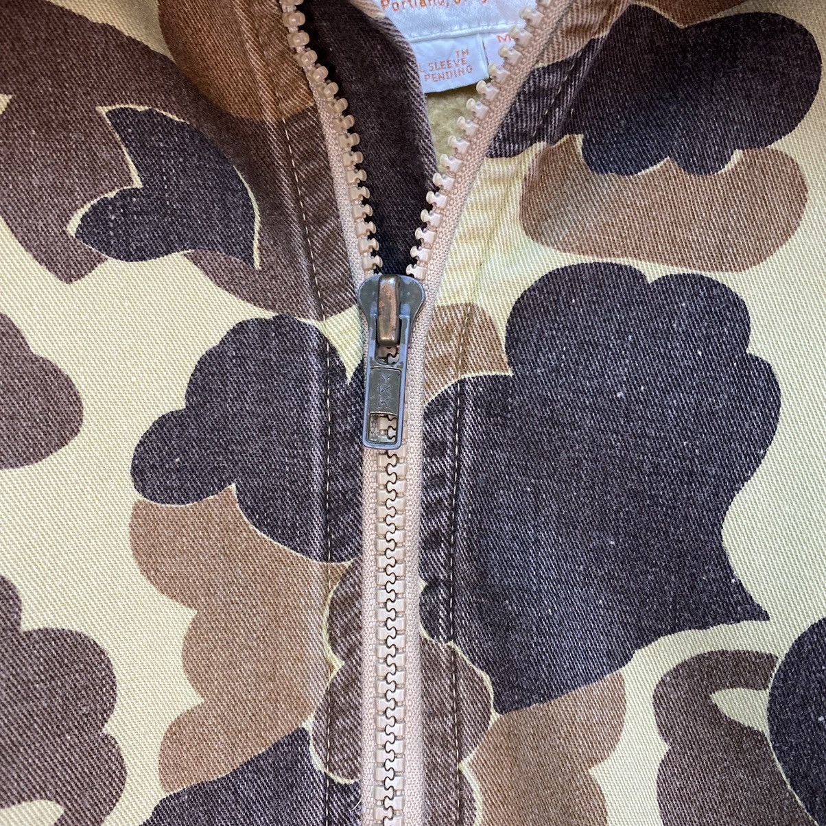 Columbia 🔥 vintage Columbia duck camo hunting soft brown fleece l Size US M / EU 48-50 / 2 - 15 Thumbnail
