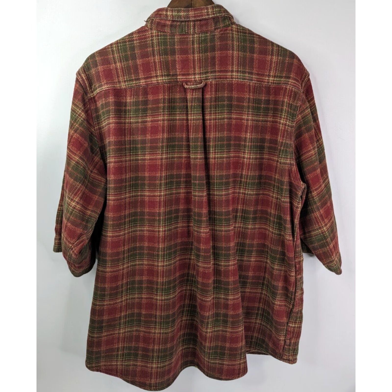 Orvis Orvis Big Bear Flannel Shirt Jacket Heavyweight Cotton Plaid 2XL Red Mens 1312517 Size US XXL / EU 58 / 5 - 6 Thumbnail