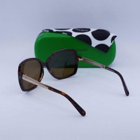 Kate Spade Kate Spade DARILYNN/P/S 0CX4 VW Sunglasses Havana Butterfly Size ONE SIZE - 9 Thumbnail