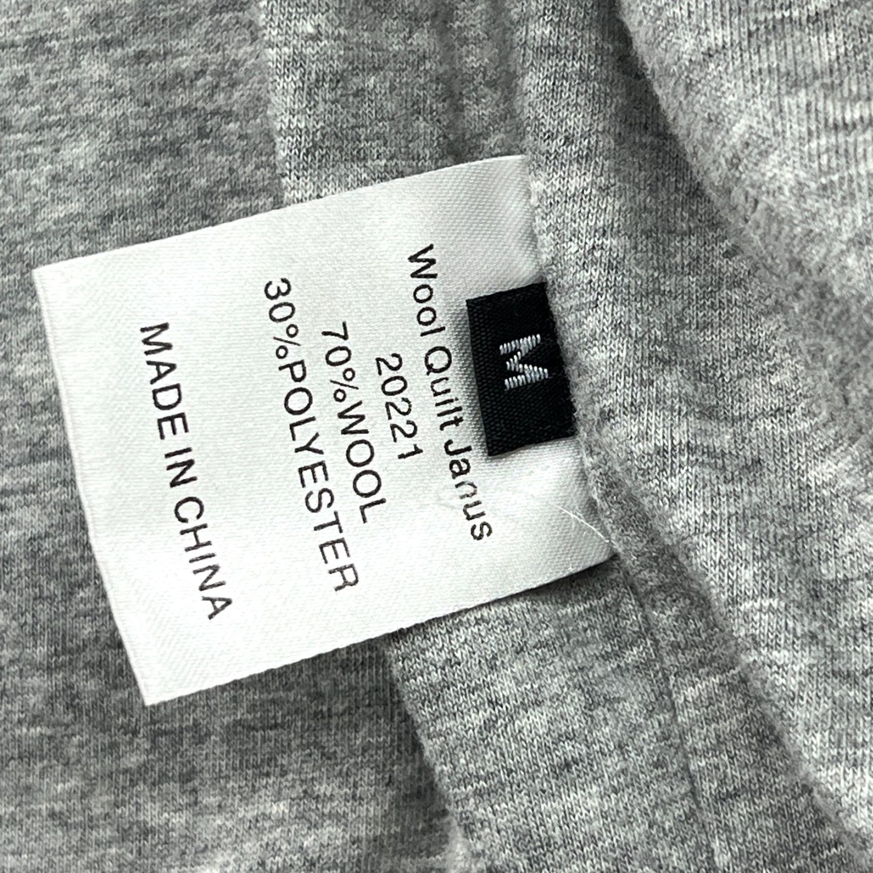 Vintage Mads Norgaard Wool jacket Mens Medium Full Zip Lined Gray Quilted Jacket Size US M / EU 48-50 / 2 - 6 Thumbnail