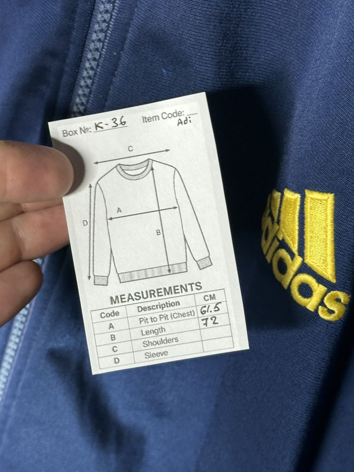 Adidas Vintage Adidas Track Jacket Stripe Performance Logo Size M Size US M / EU 48-50 / 2 - 4 Thumbnail