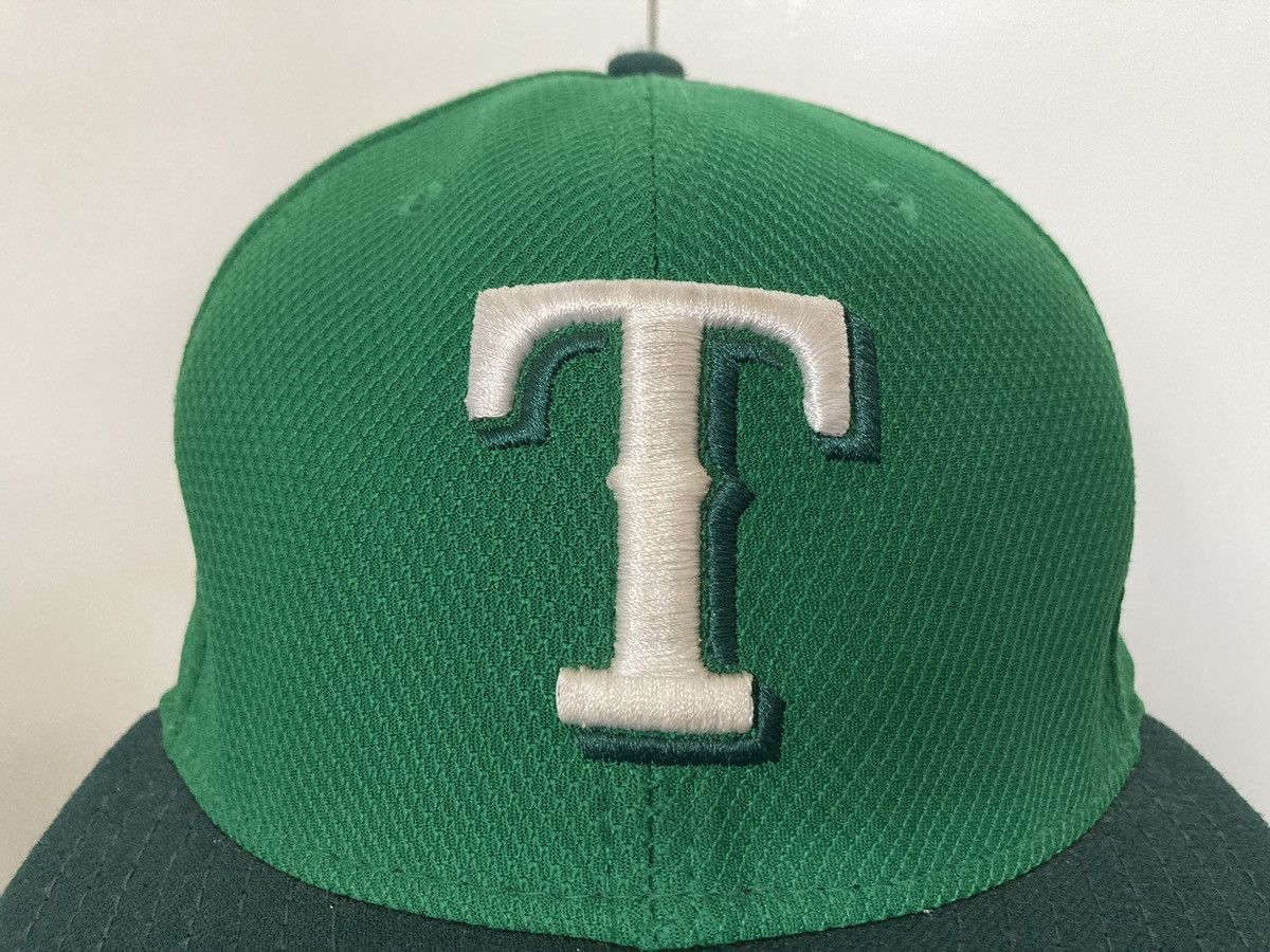 New Era TEXAS RANGERS NEW ERA 59FIFTY CAP HAT GREEN ST PATRICK’S DAY Size ONE SIZE - 3 Thumbnail