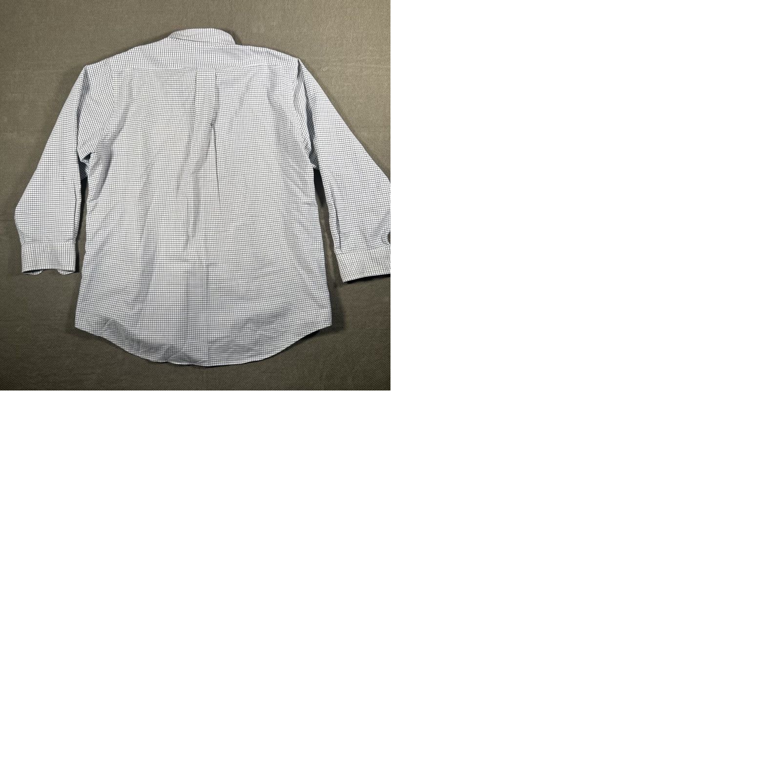 Vintage LL Bean Long Sleeve Button Down Shirt Men’s 17.5 Blue Size US XXL / EU 58 / 5 - 9 Thumbnail
