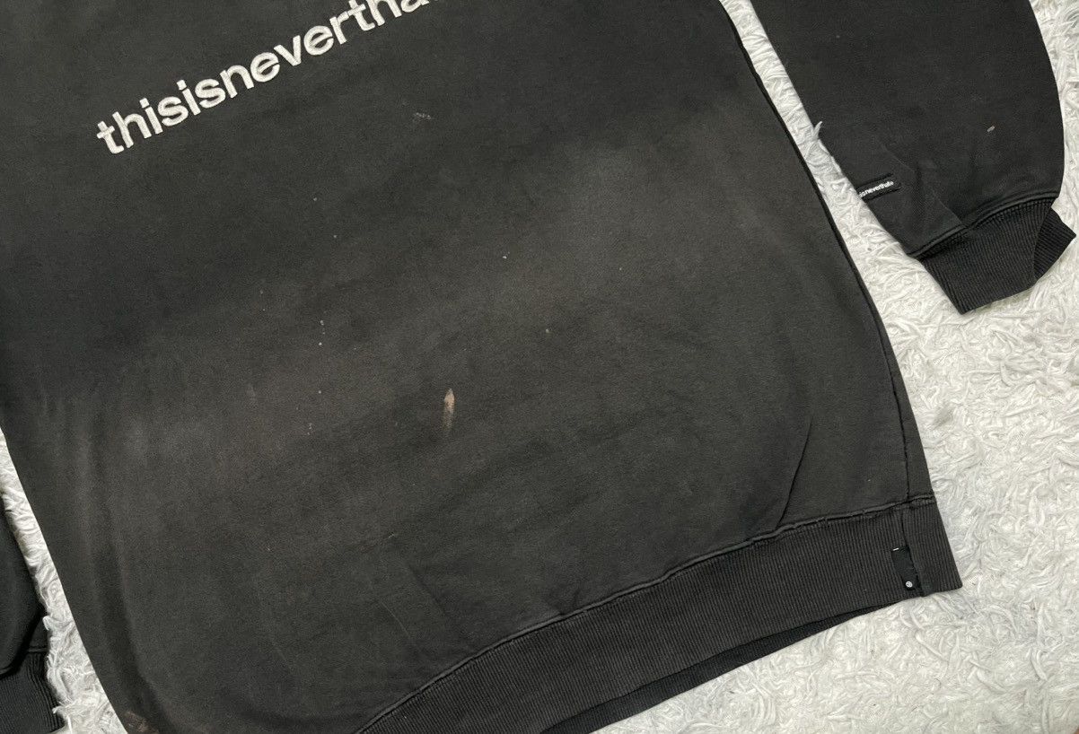thisisneverthat 2000s THISISNEVERTHAT EMBROIDERY SPELL SWEATSHIRT SUN FADED Size US M / EU 48-50 / 2 - 5 Thumbnail