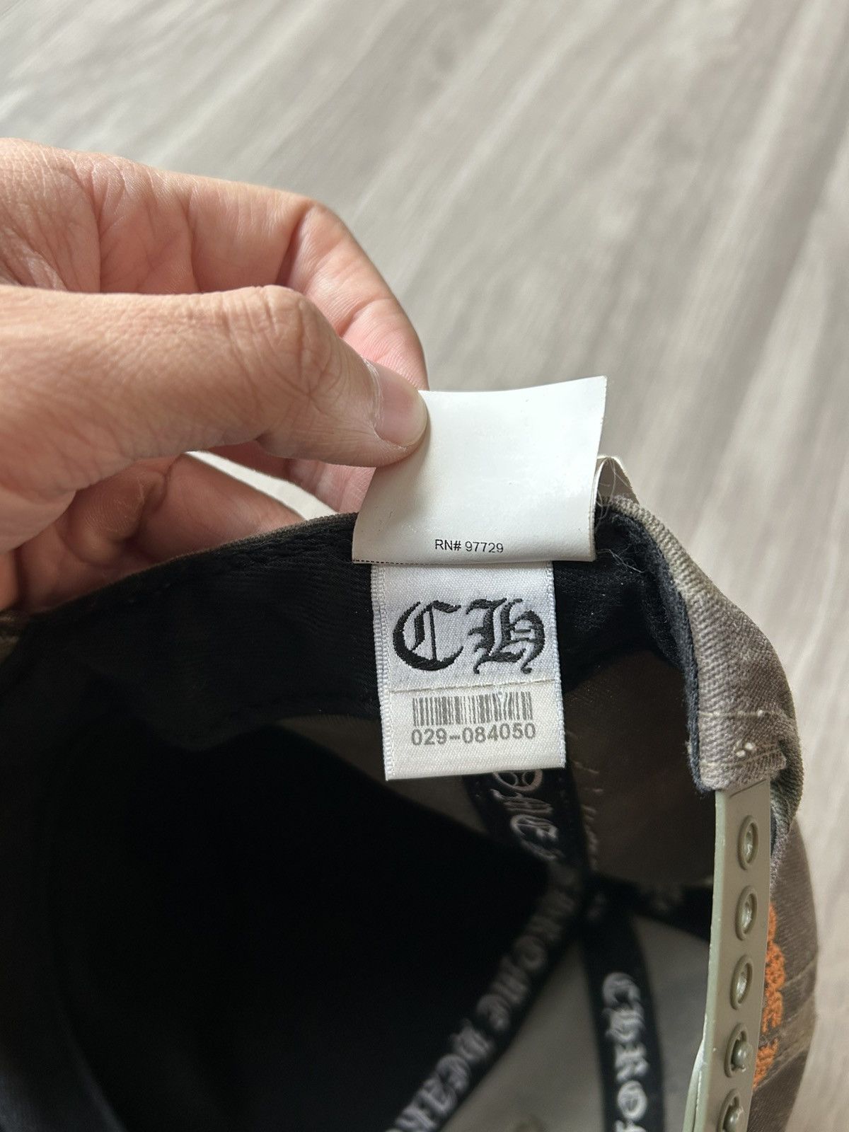 Chrome Hearts Chrome Hearts CH Baseball Snapback Hat Camo Size ONE SIZE - 14 Thumbnail