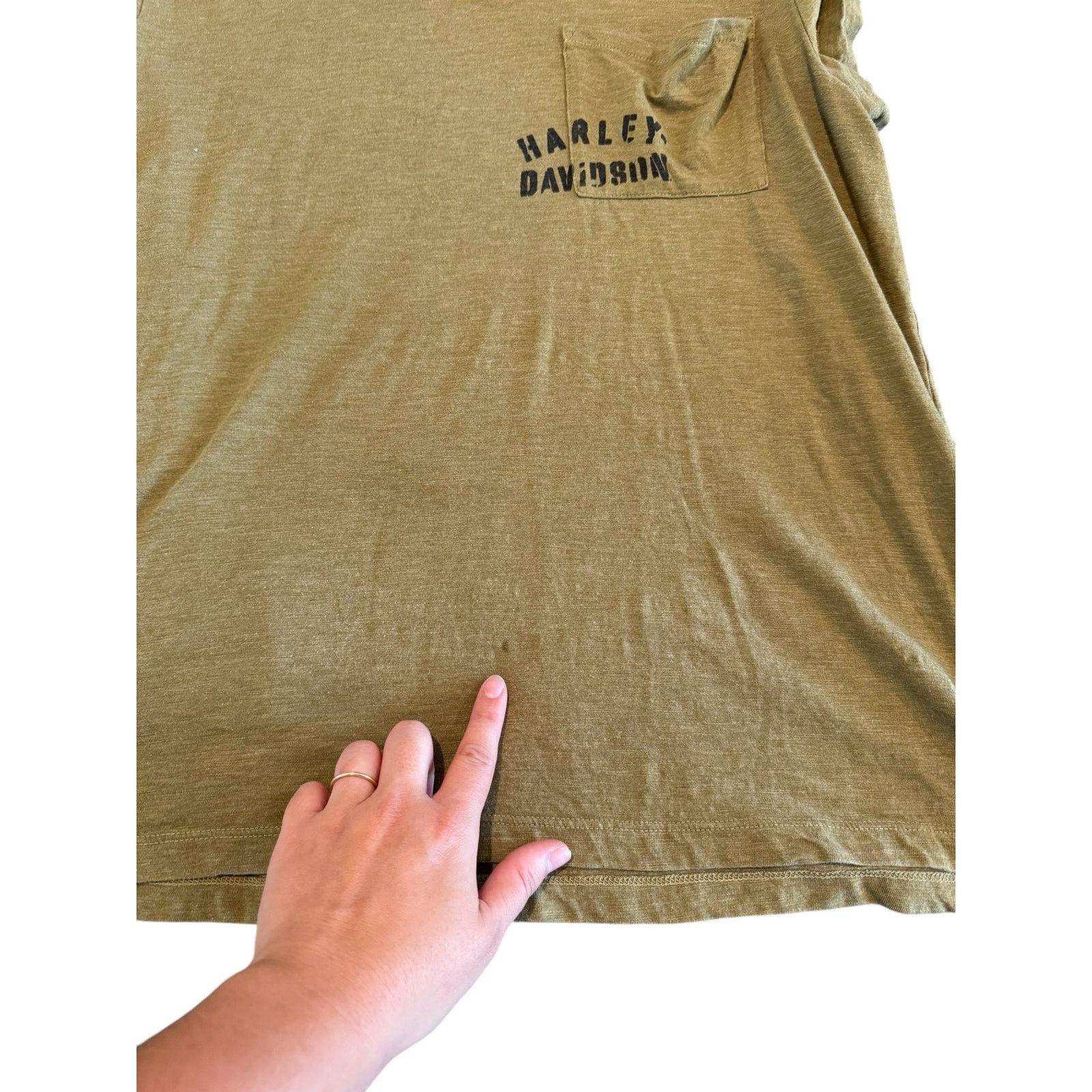 Harley Davidson Harley Davidson Women’s L T Shirt Tour Of Duty Relaxed Fit Size L / US 10 / IT 46 - 9 Thumbnail