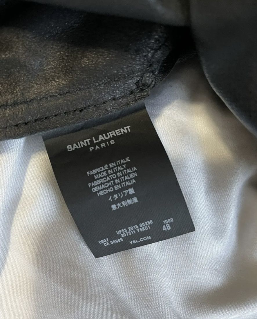 Hedi Slimane Saint Laurent Paris 15AW Multi Zip Leather Pants Size US 28 / EU 44 - 4 Thumbnail