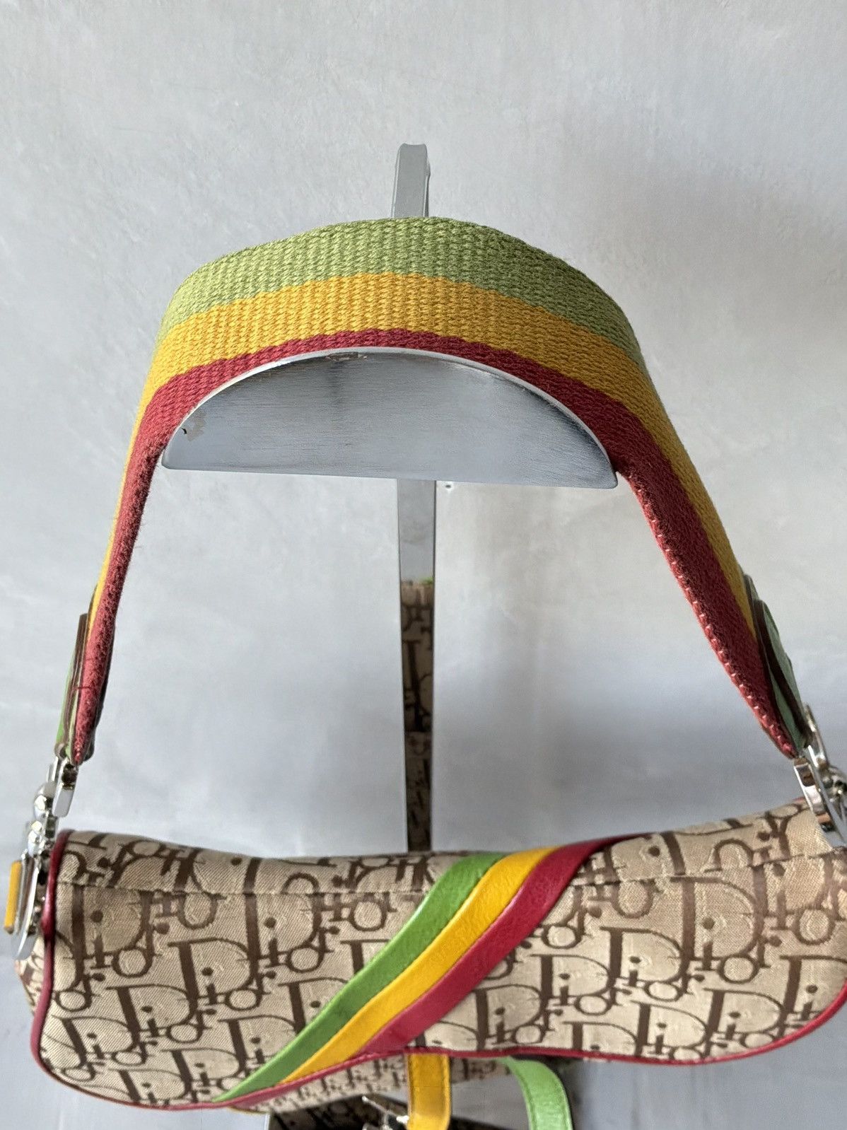Dior Dior - Galliano Era - Rasta Saddle Bag Size ONE SIZE - 6 Thumbnail