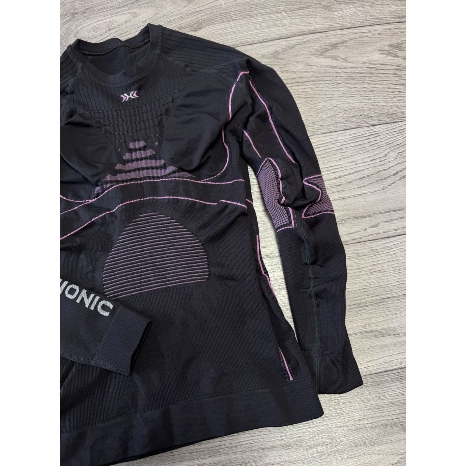 Vintage X-Bionic Energy Accumulator Evo Women Sz S/M Black Pink Base Layer Set Top Pants Size S / US 4 / IT 40 - 3 Thumbnail