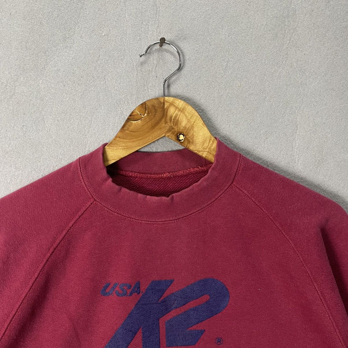 K2 90s K2 USA Graphic Ski Sweatshirt Size US M / EU 48-50 / 2 - 2 Thumbnail