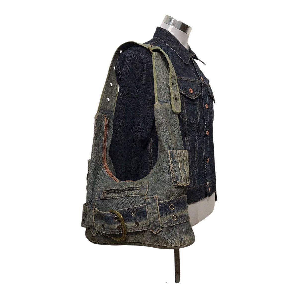 Hysteric Glamour Denim Custom Buckle Shoulder Bag Size ONE SIZE - 1 Thumbnail