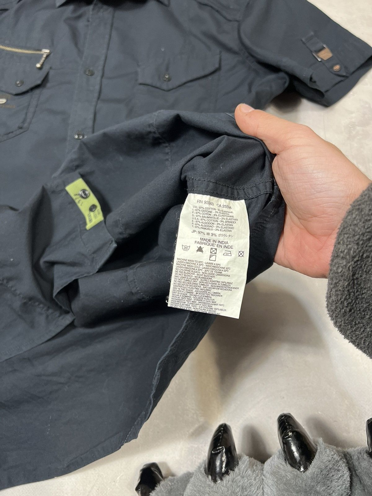 Diesel Vintage Diesel Y2k Avantgarde shirt Size XL / US 12-14 / IT 48-50 - 8 Thumbnail