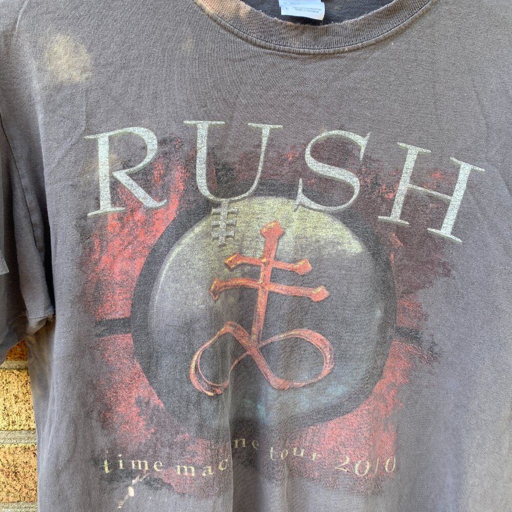 Vintage 2010 Rush Time Machine Tour Band Promo T Shirt Large Gray D Size US XL / EU 56 / 4 - 5 Thumbnail