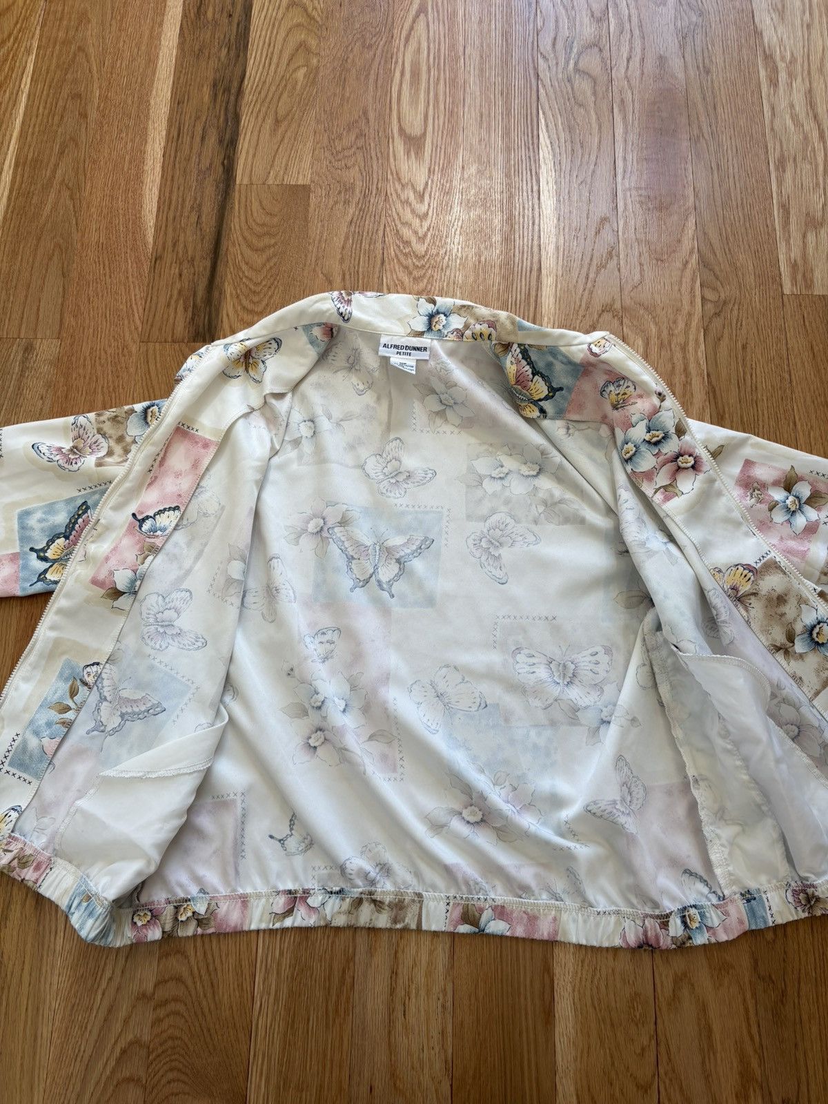 Other Alfred Dunner Vintage 90s Y2K Floral Butterfly Jacket 10P S Size S / US 4 / IT 40 - 5 Thumbnail