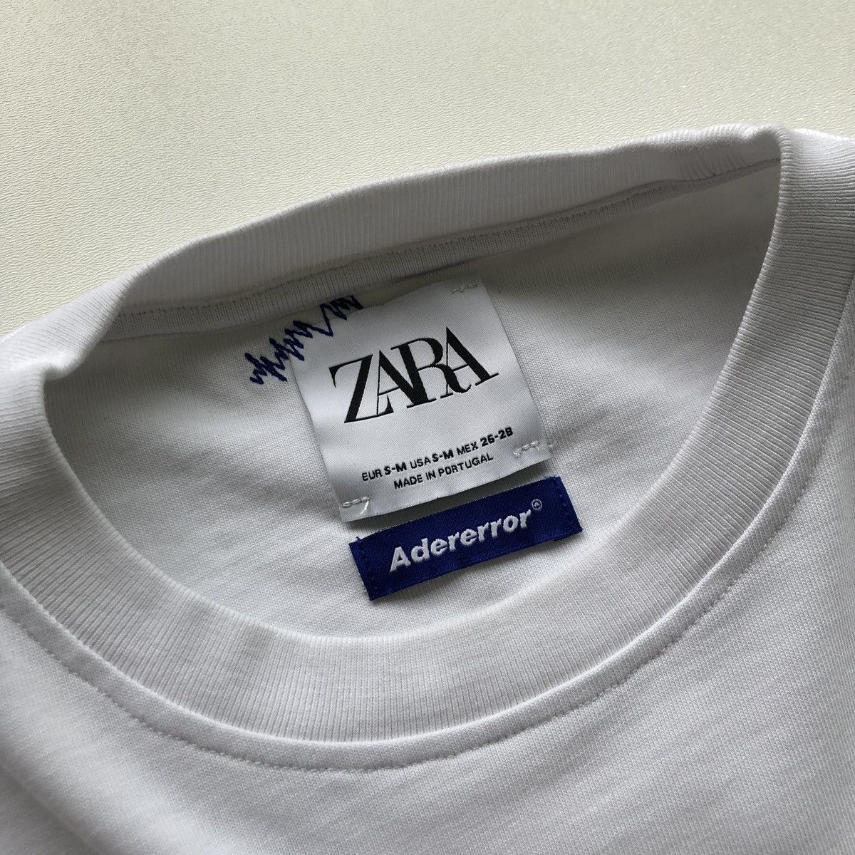 Ader Error Zara x Ader Error Long Sleeve T-Shirt White Rare