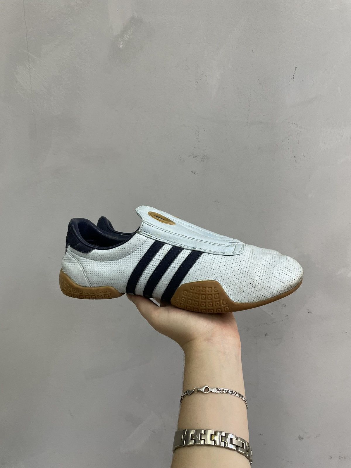 Adidas Adidas retro Y-3 style leather low shoes trainers y2k Size US 7.5 / EU 40-41 - 2 Thumbnail