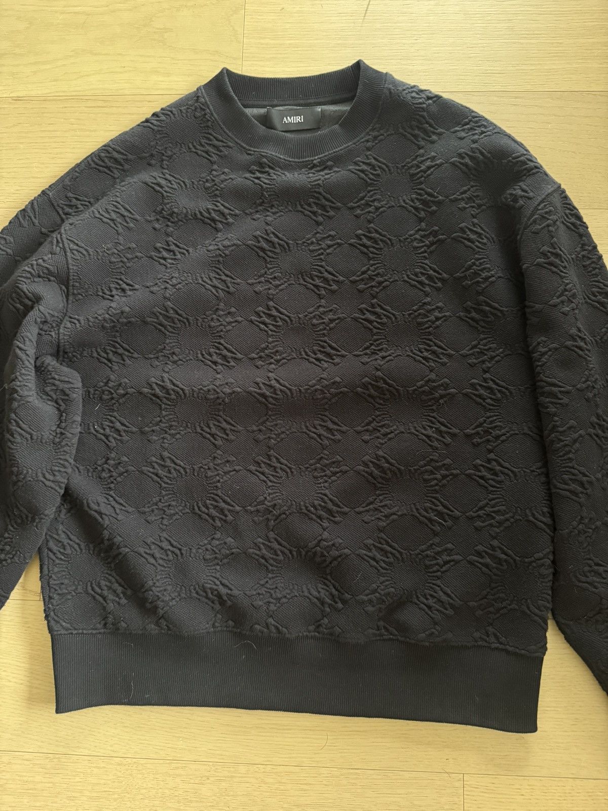 Amiri Amiri MA Quad Jacquard Crewneck Sweatshirt Size US L / EU 52-54 / 3 - 4 Thumbnail